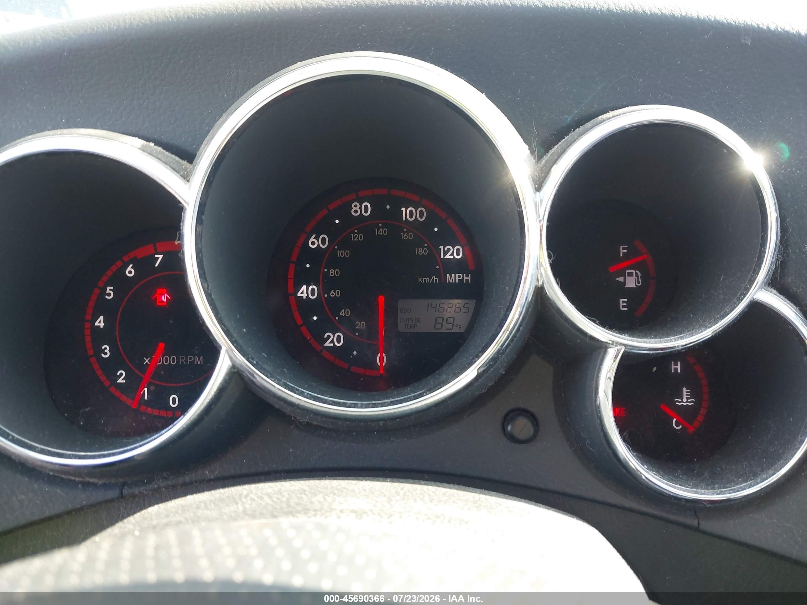 2006 Pontiac Vibe   Red vin: 5Y2SL65866Z427964