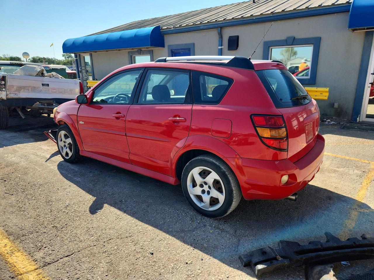 2006 Pontiac Vibe Red vin: 5Y2SL65866Z428340