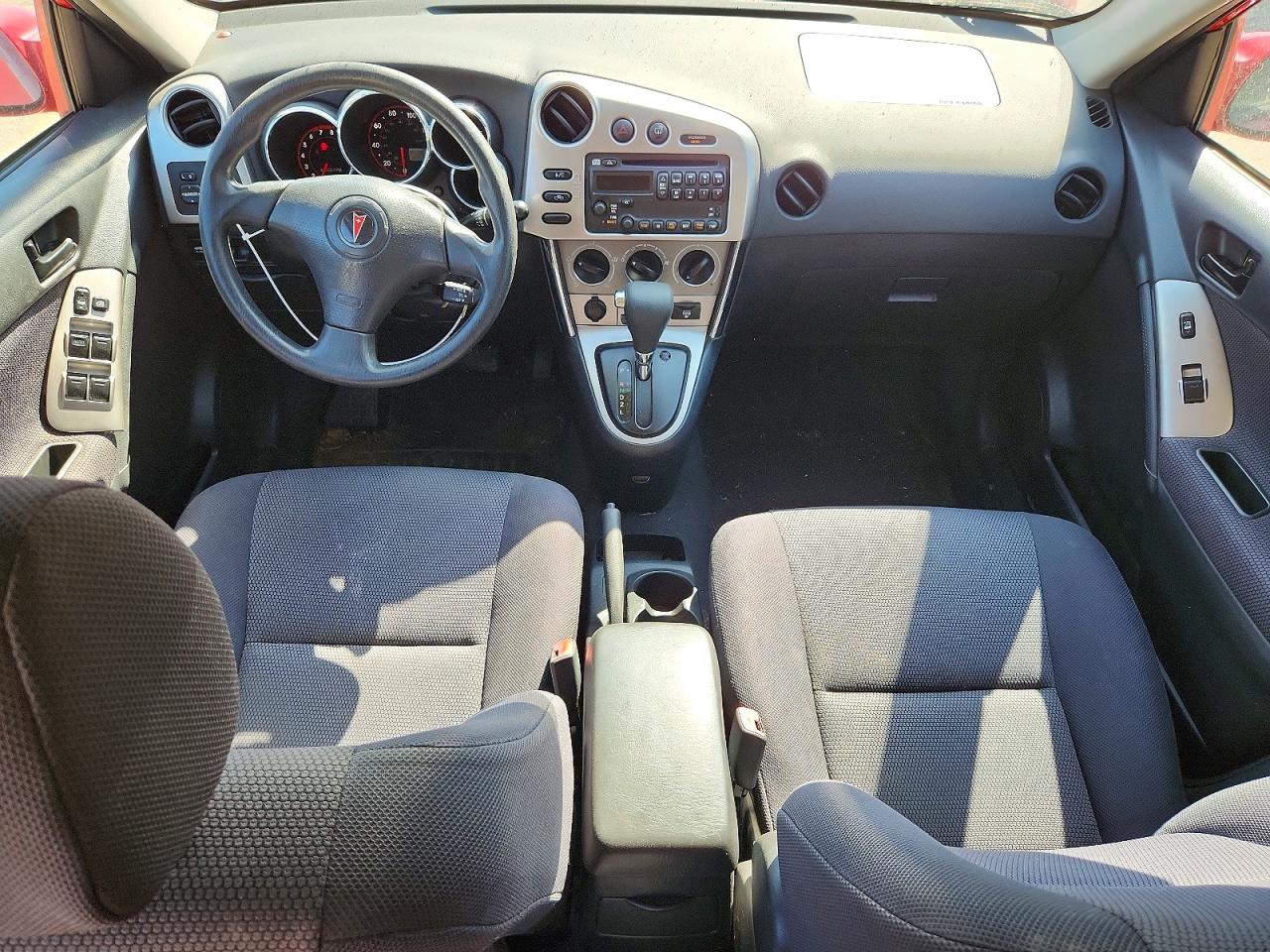 2006 Pontiac Vibe Red vin: 5Y2SL65866Z428340