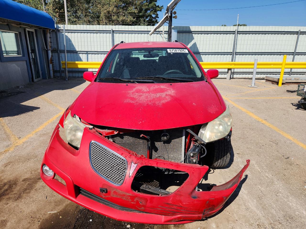 2006 Pontiac Vibe Red vin: 5Y2SL65866Z428340