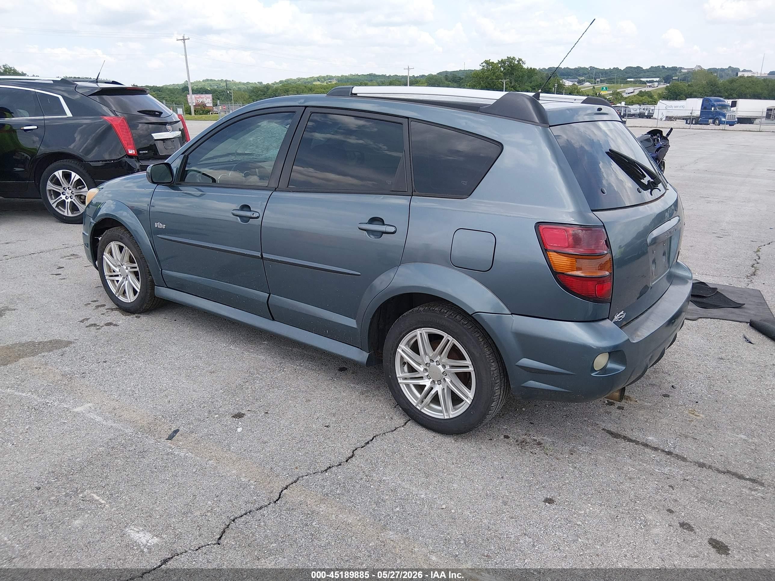 2006 Pontiac Vibe Blue vin: 5Y2SL65866Z436518