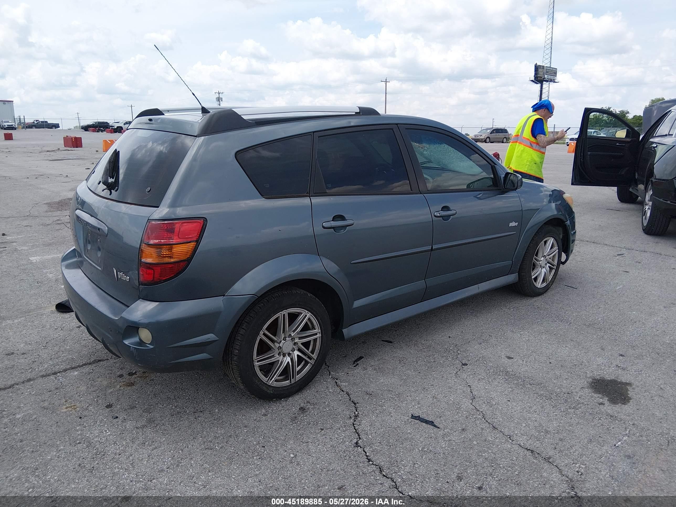 2006 Pontiac Vibe Blue vin: 5Y2SL65866Z436518