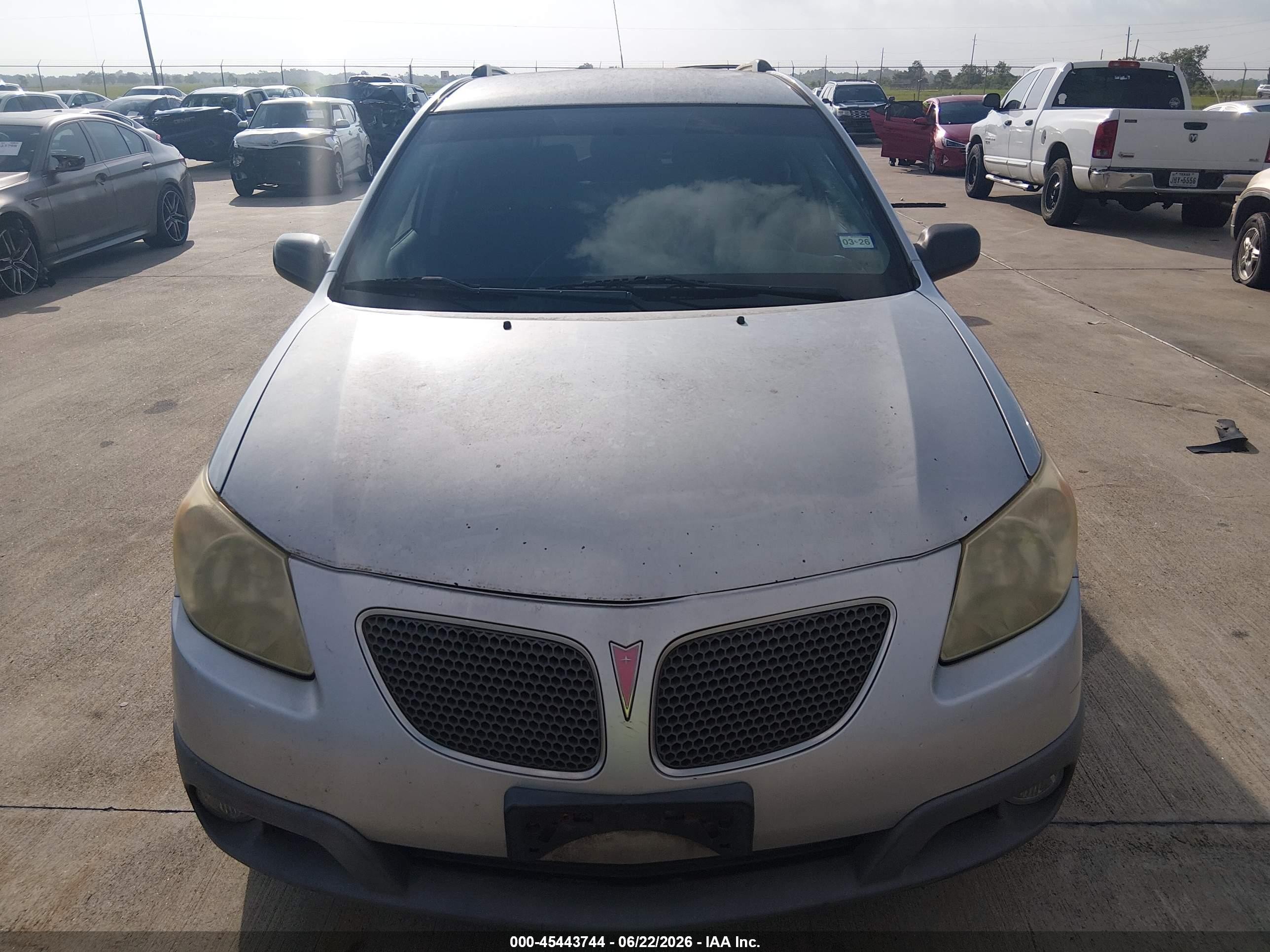 2006 Pontiac Vibe   Silver vin: 5Y2SL65876Z401356