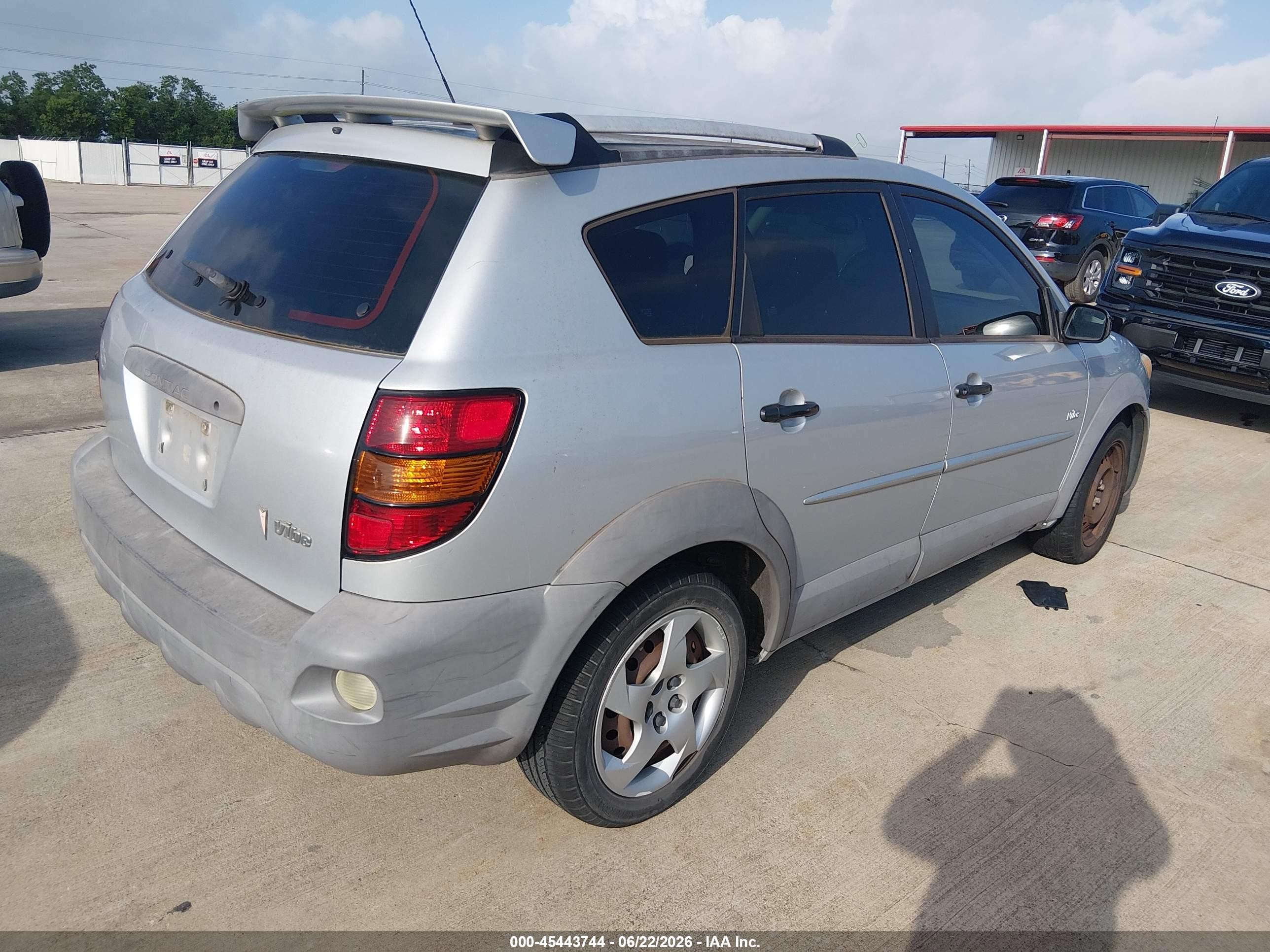 2006 Pontiac Vibe   Silver vin: 5Y2SL65876Z401356