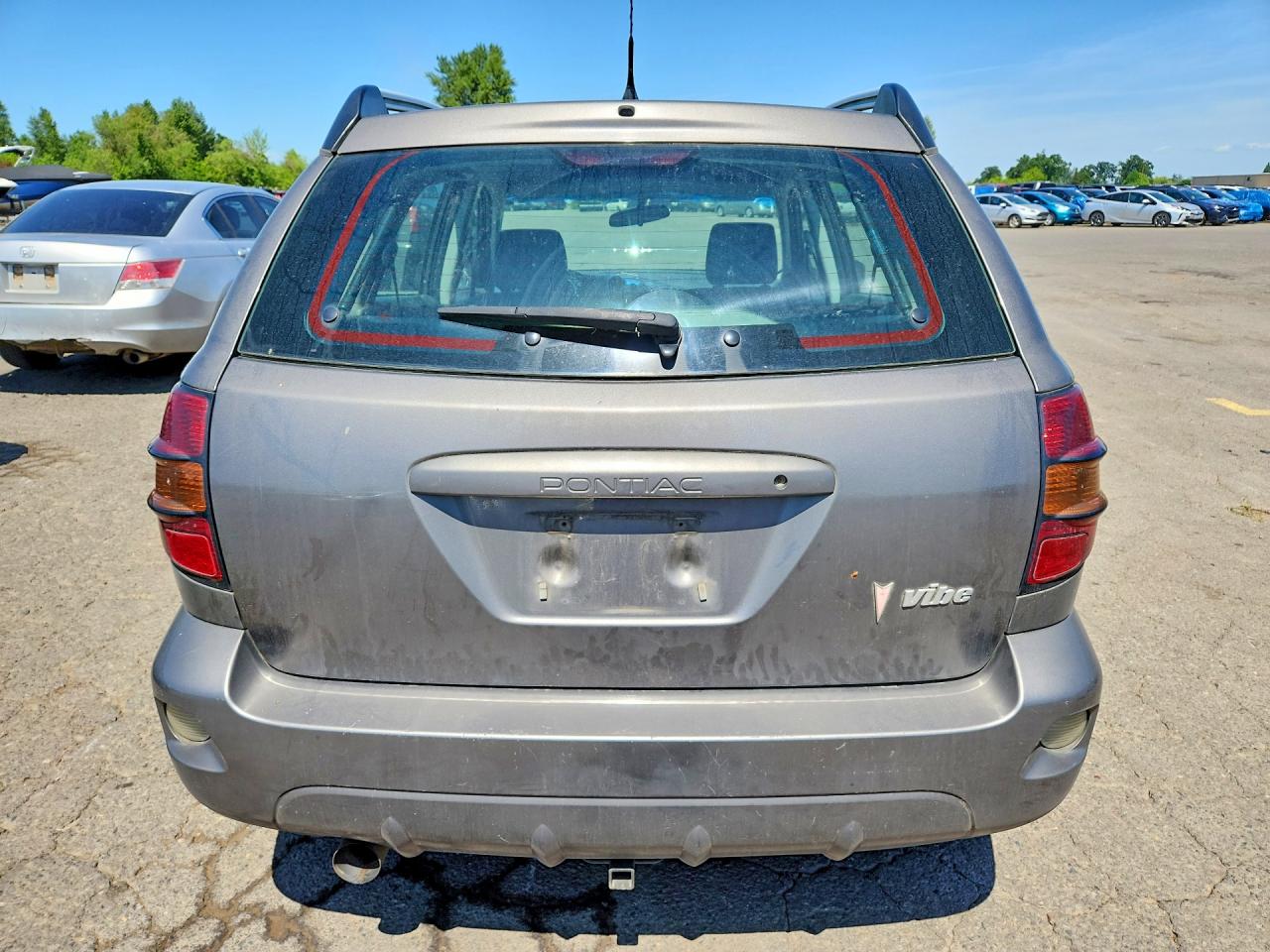 2006 Pontiac Vibe Gray vin: 5Y2SL65876Z405956
