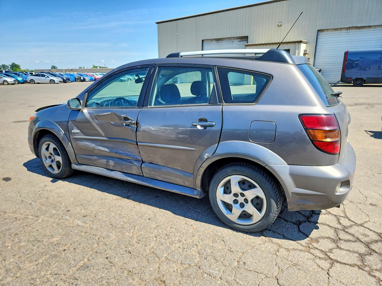 2006 Pontiac Vibe Gray vin: 5Y2SL65876Z405956