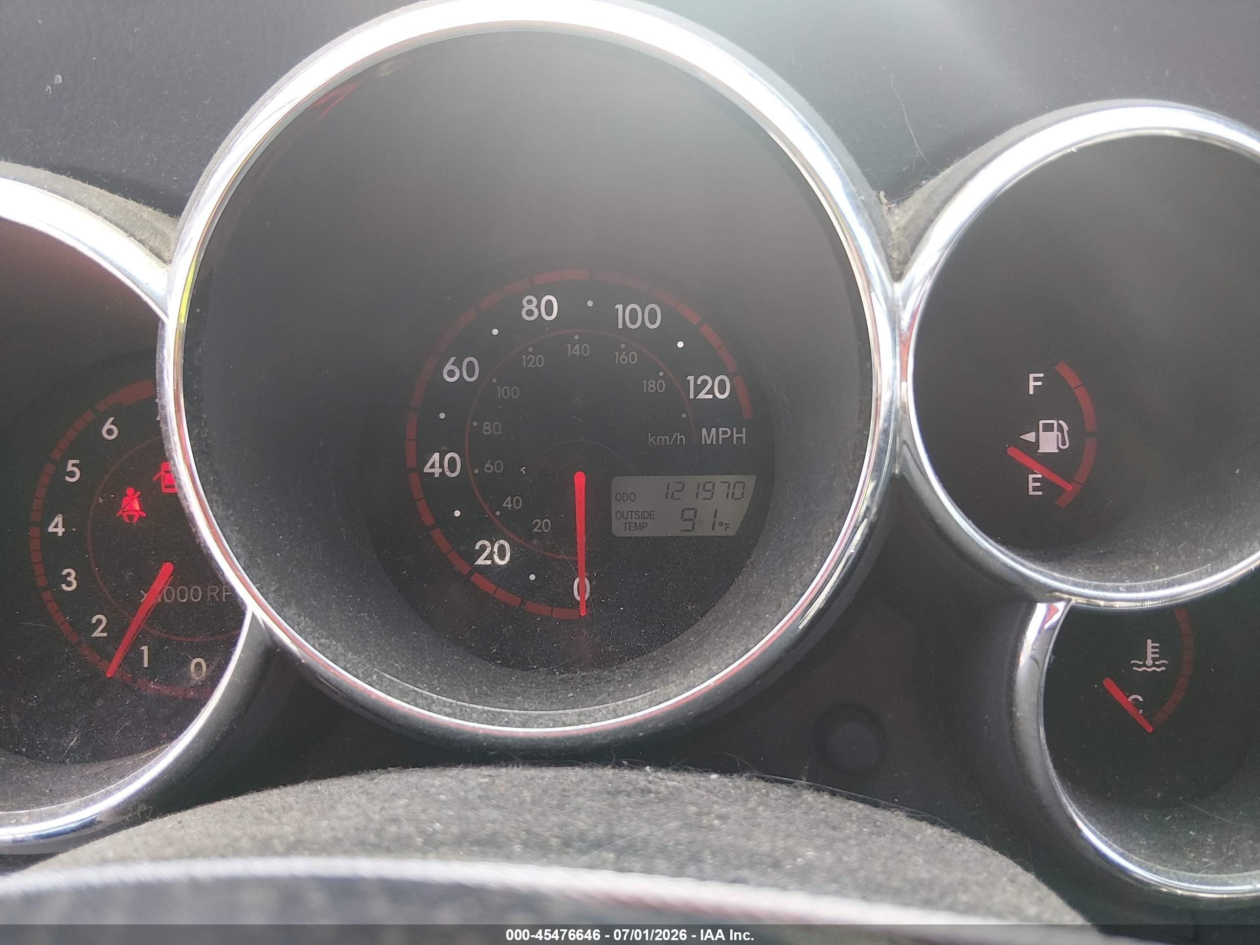 2006 Pontiac Vibe   Red vin: 5Y2SL65876Z412776