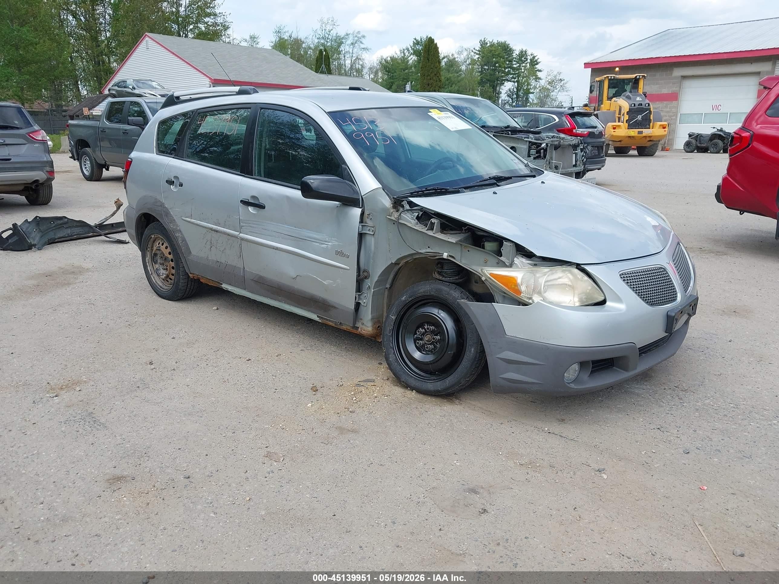 2006 Pontiac Vibe   Silver vin: 5Y2SL65876Z416469