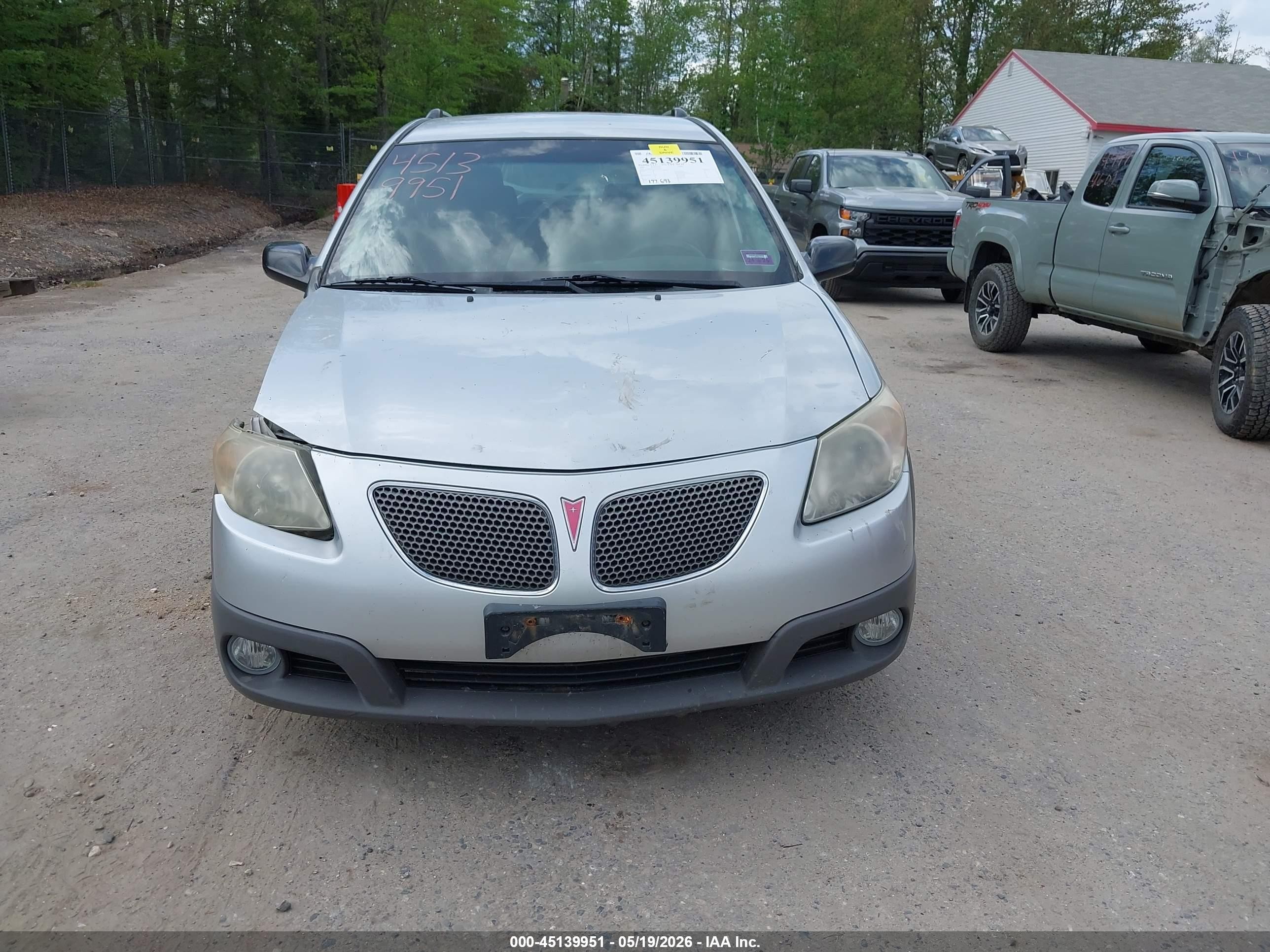 2006 Pontiac Vibe   Silver vin: 5Y2SL65876Z416469