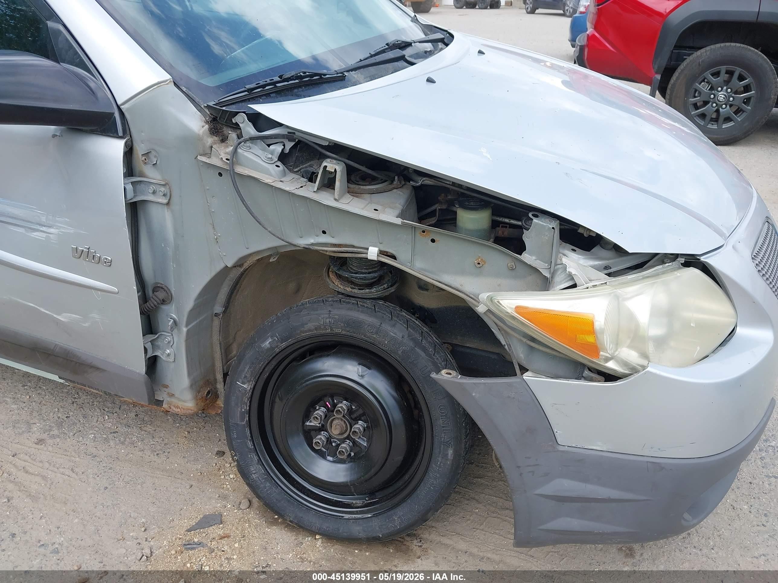 2006 Pontiac Vibe   Silver vin: 5Y2SL65876Z416469