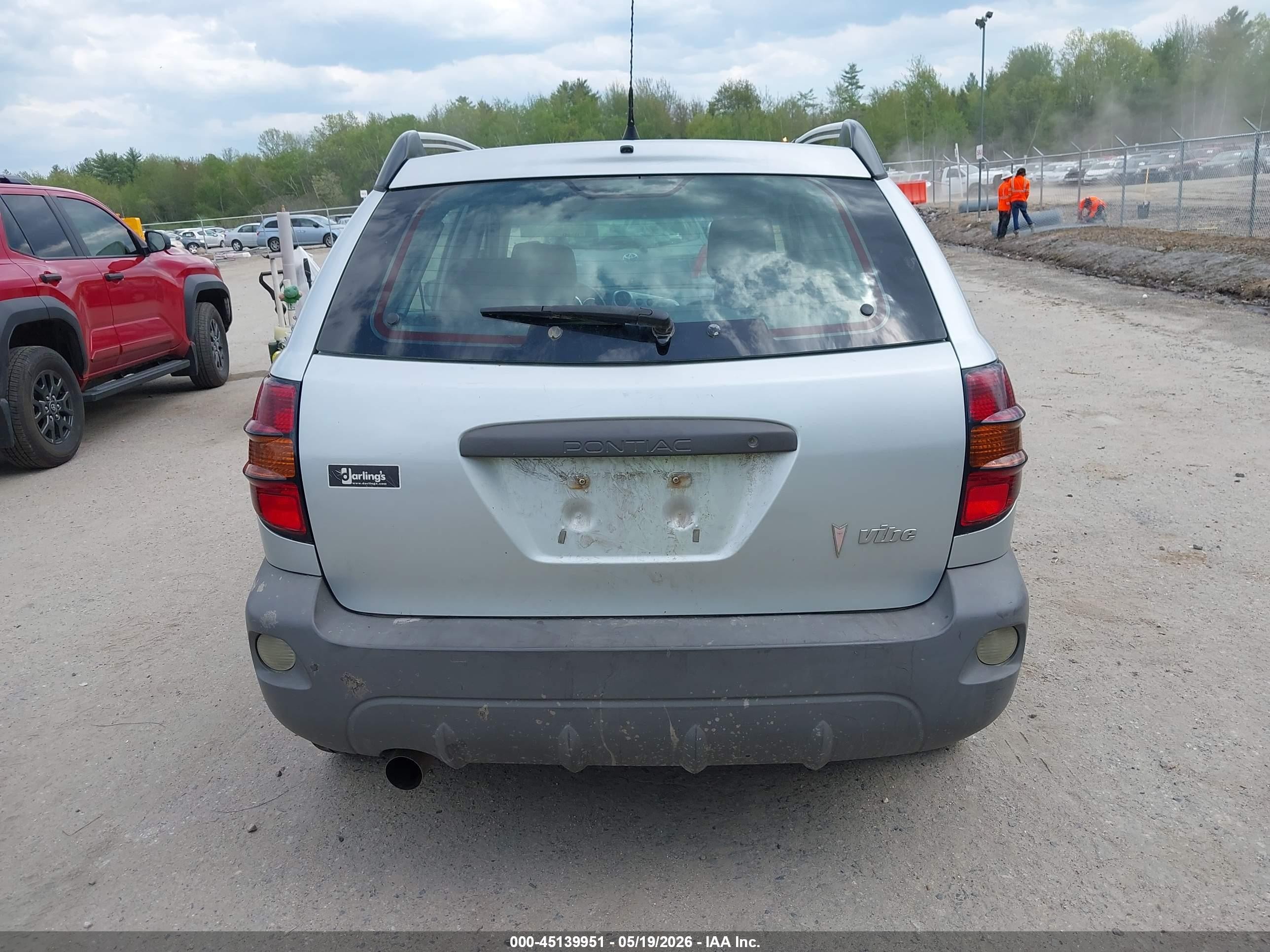 2006 Pontiac Vibe   Silver vin: 5Y2SL65876Z416469