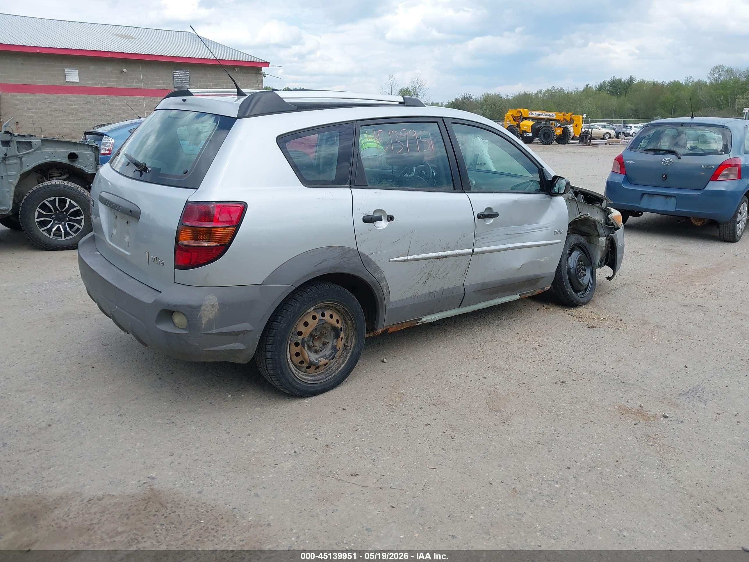2006 Pontiac Vibe   Silver vin: 5Y2SL65876Z416469
