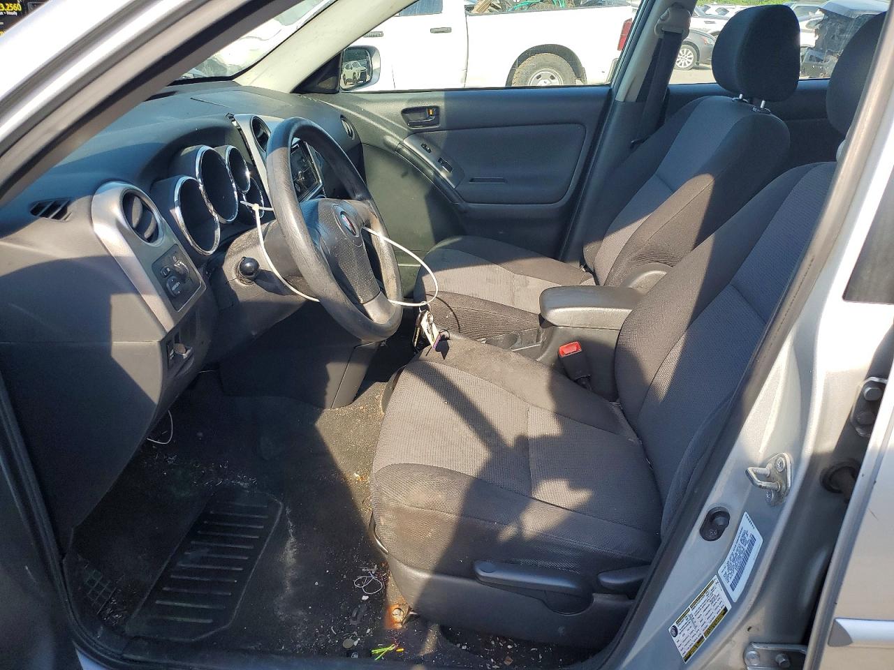 2007 Pontiac Vibe Silver vin: 5Y2SL65877Z419602