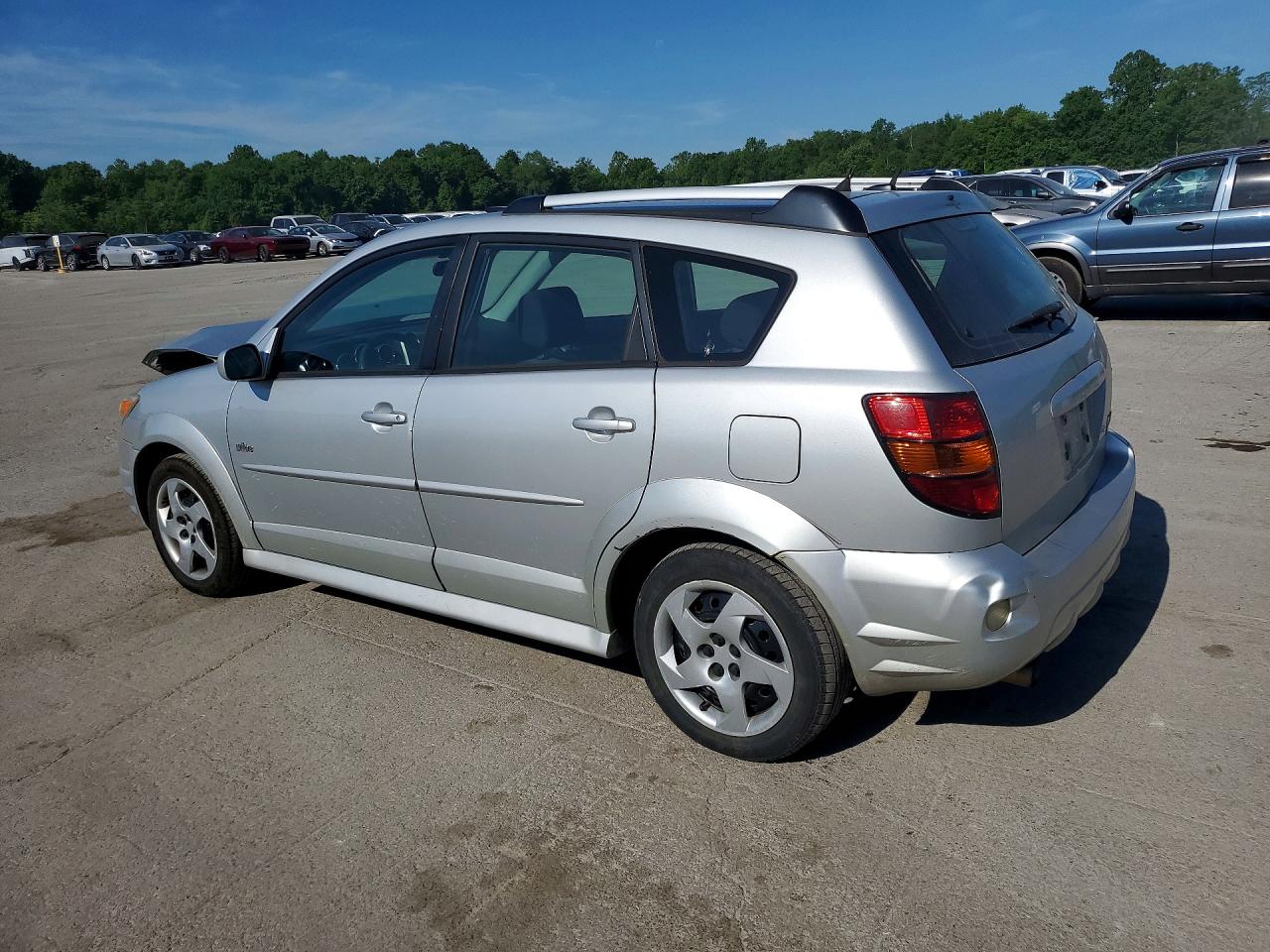 2007 Pontiac Vibe Silver vin: 5Y2SL65877Z419602