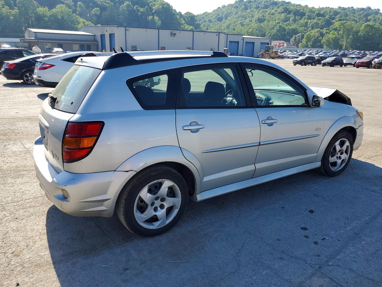 2007 Pontiac Vibe Silver vin: 5Y2SL65877Z419602