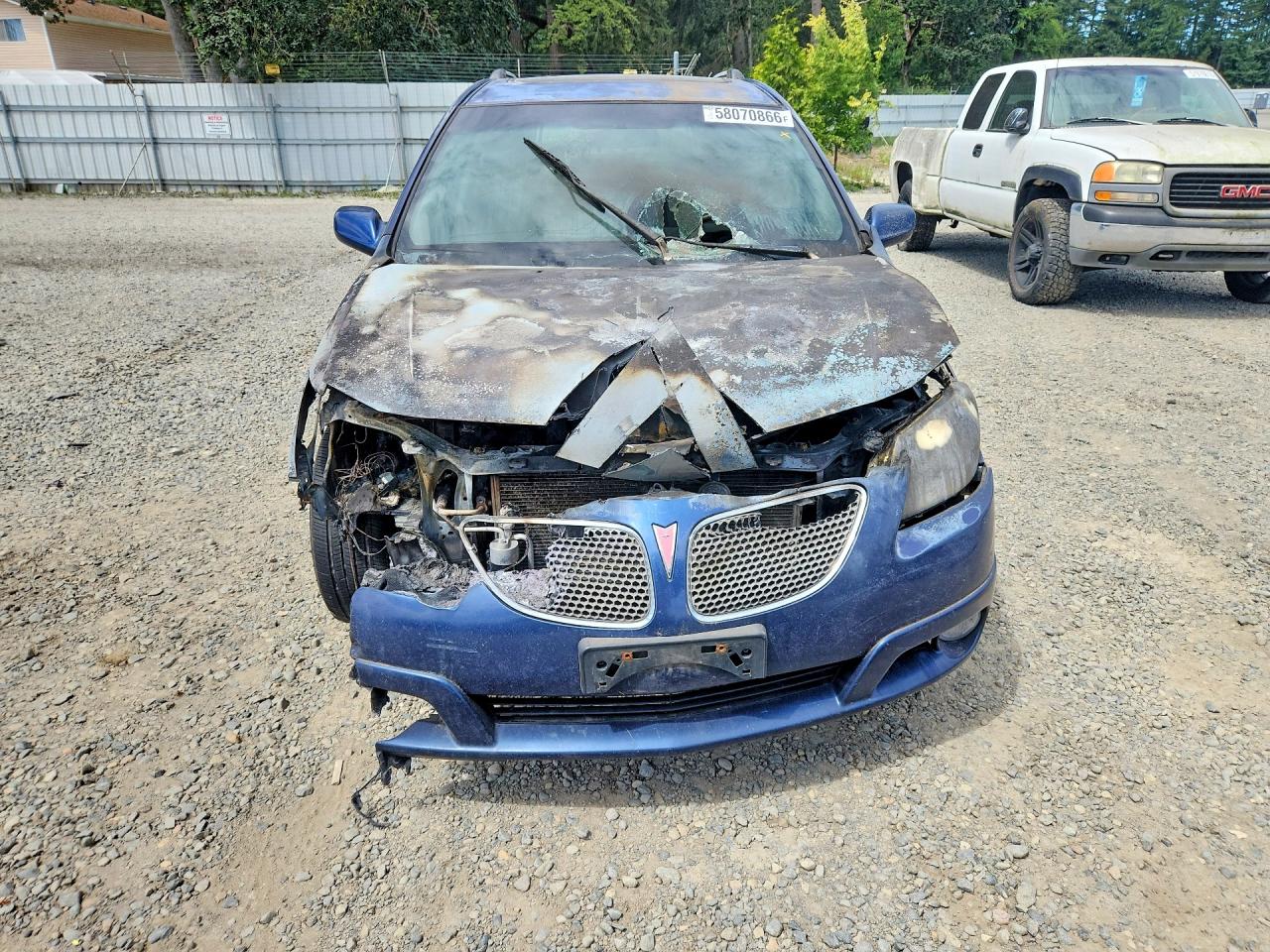 2007 Pontiac Vibe Blue vin: 5Y2SL65877Z436058