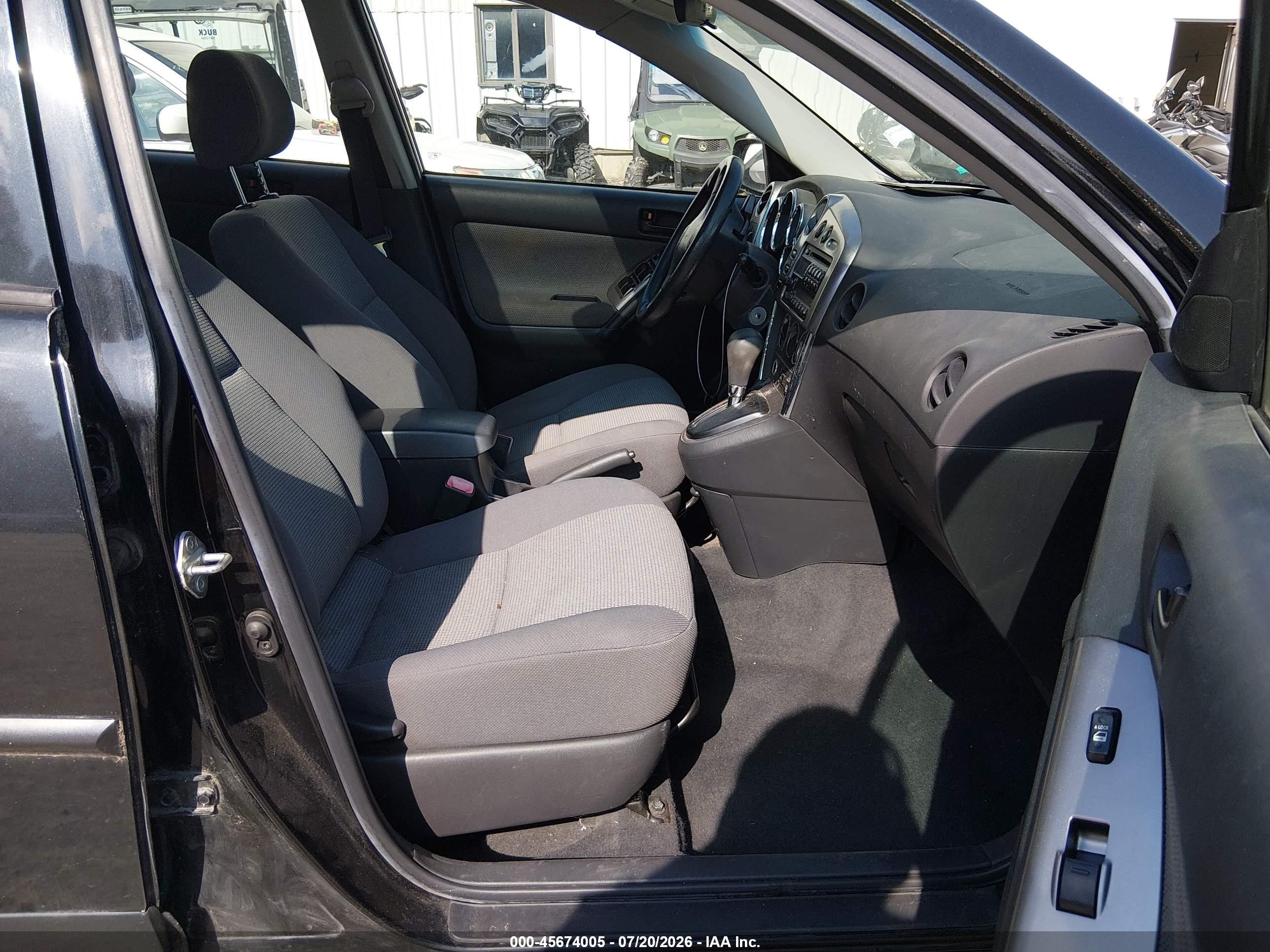 2007 Pontiac Vibe   Black vin: 5Y2SL65877Z442202