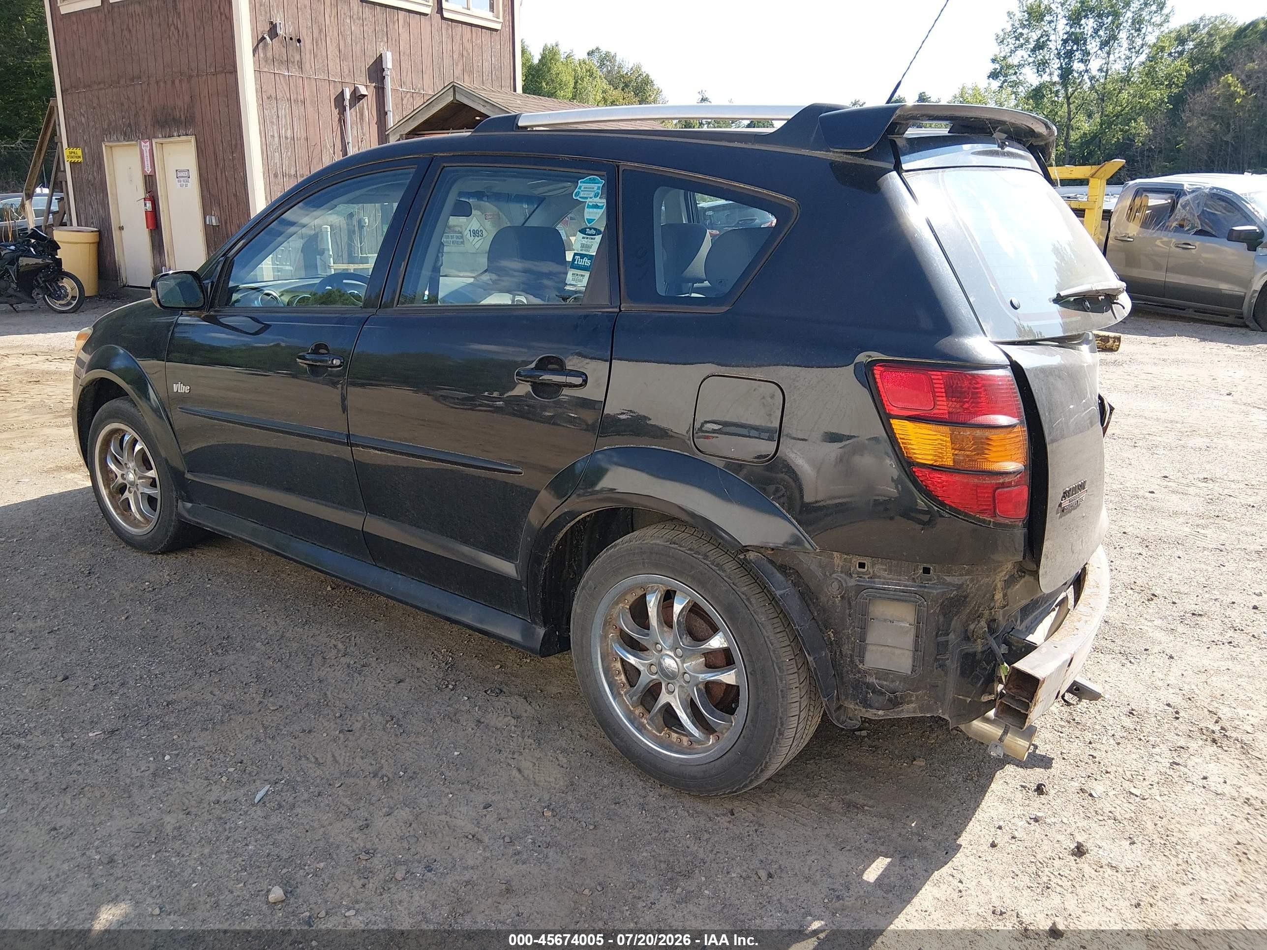 2007 Pontiac Vibe   Black vin: 5Y2SL65877Z442202