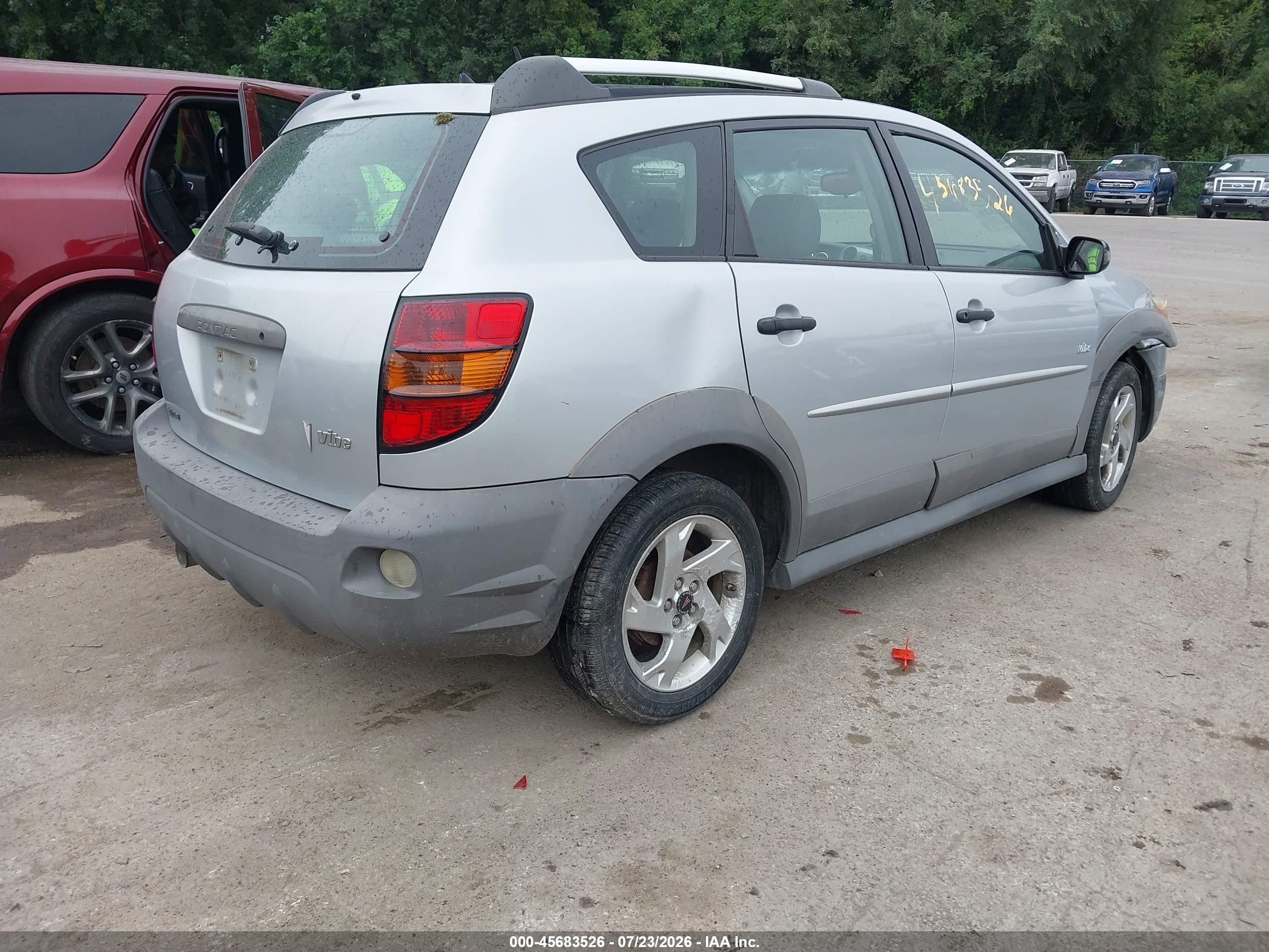 2008 Pontiac Vibe   Silver vin: 5Y2SL65878Z418984