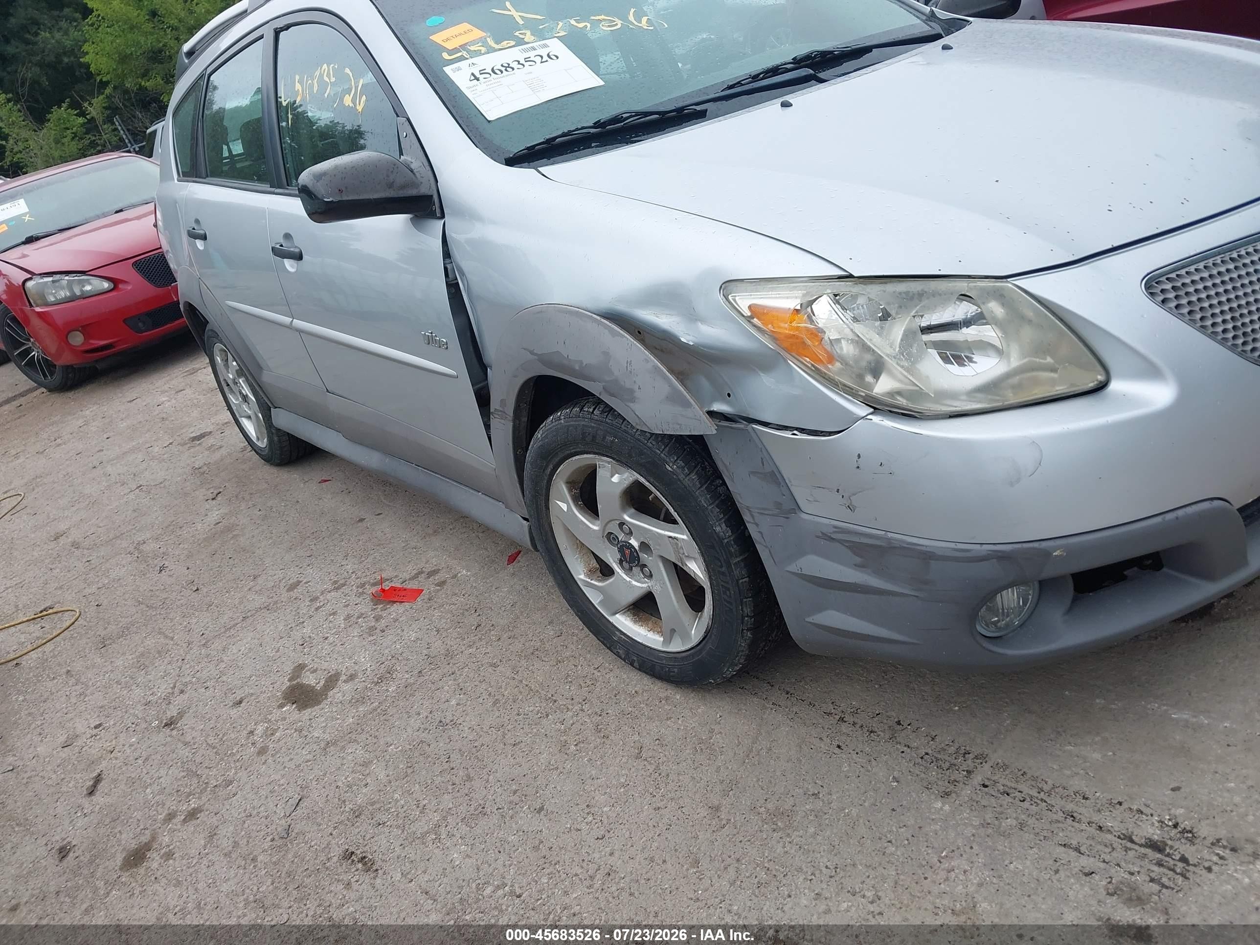 2008 Pontiac Vibe   Silver vin: 5Y2SL65878Z418984
