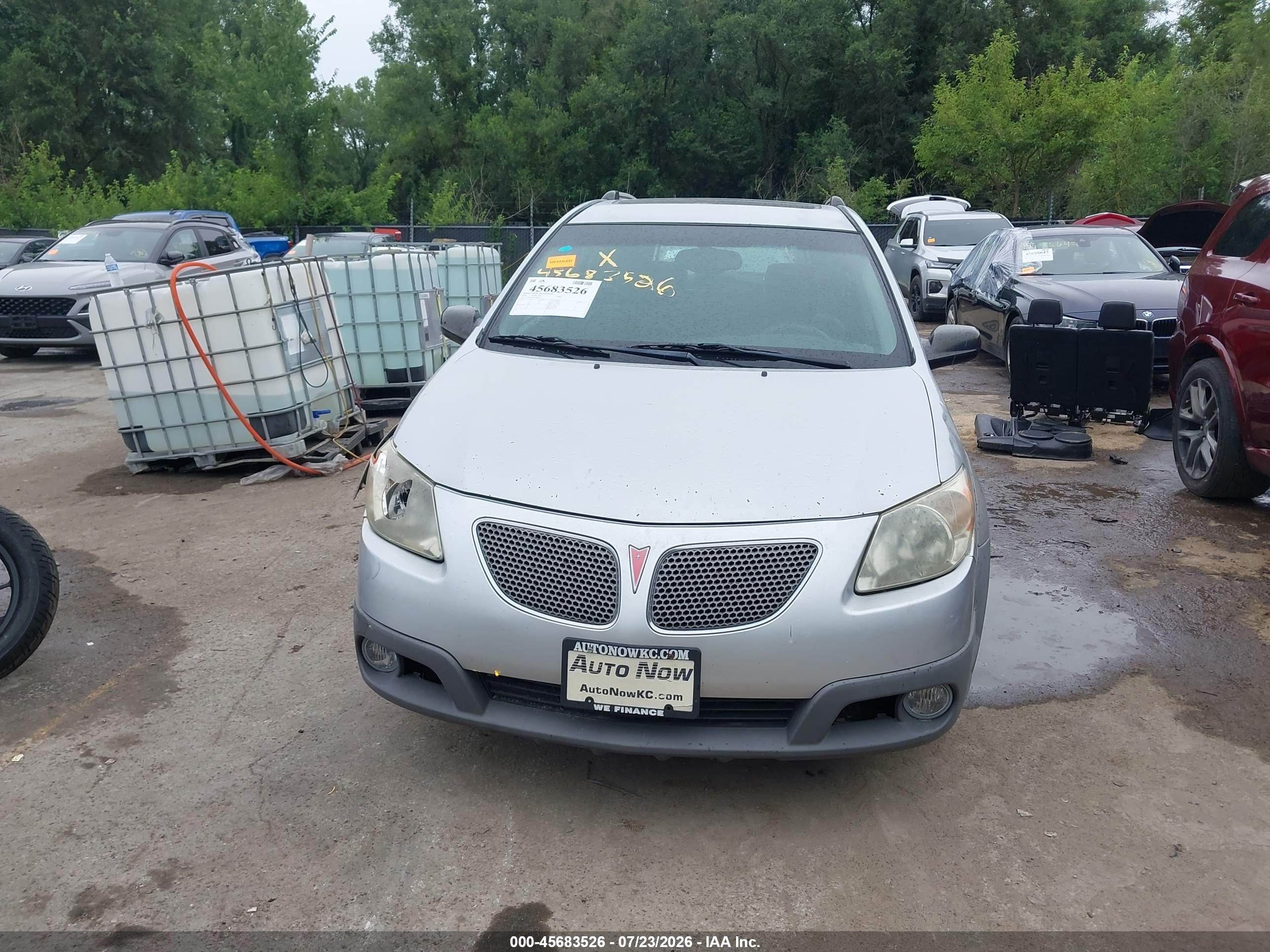 2008 Pontiac Vibe   Silver vin: 5Y2SL65878Z418984