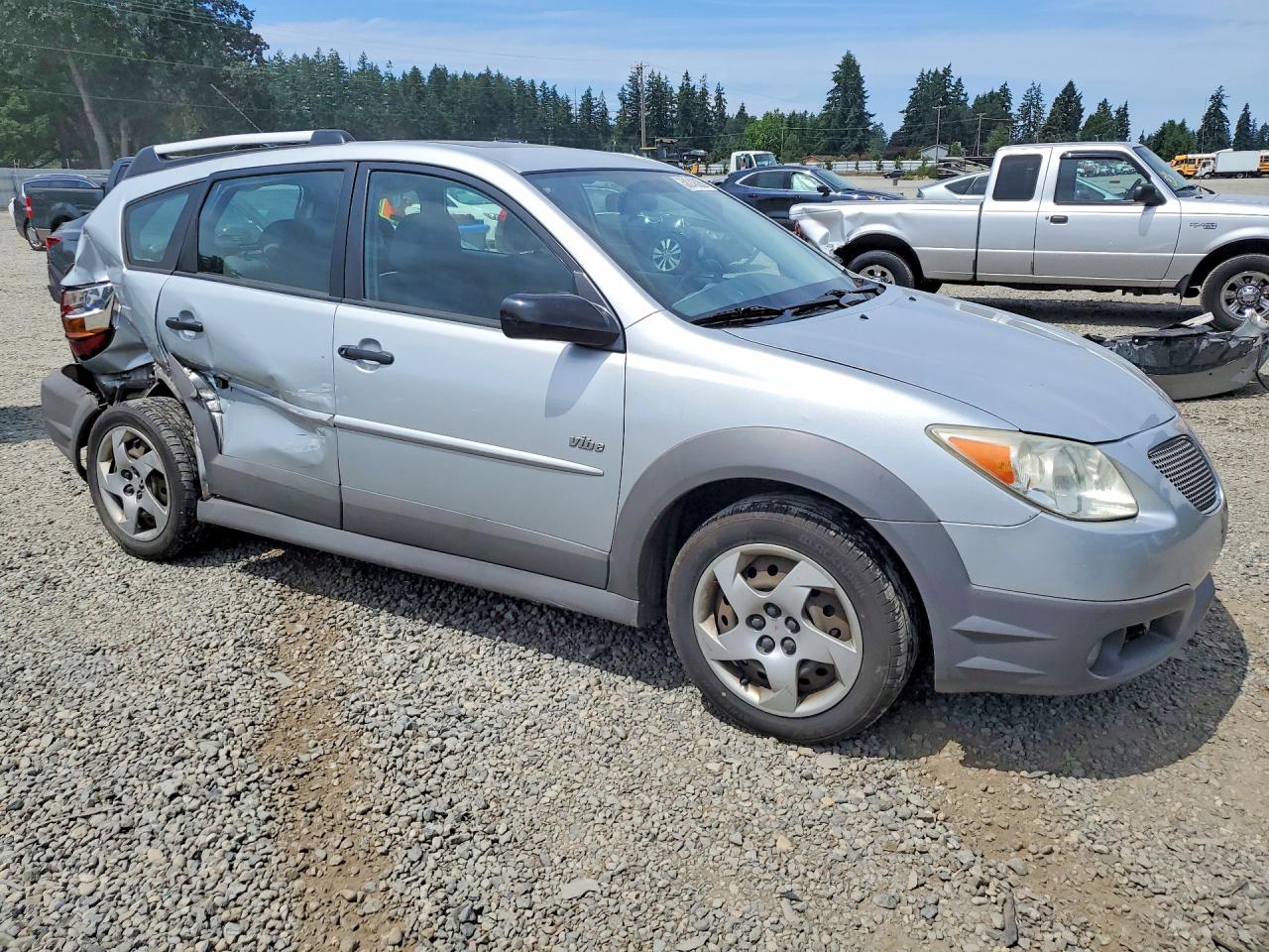 2006 Pontiac Vibe Silver vin: 5Y2SL65886Z436911