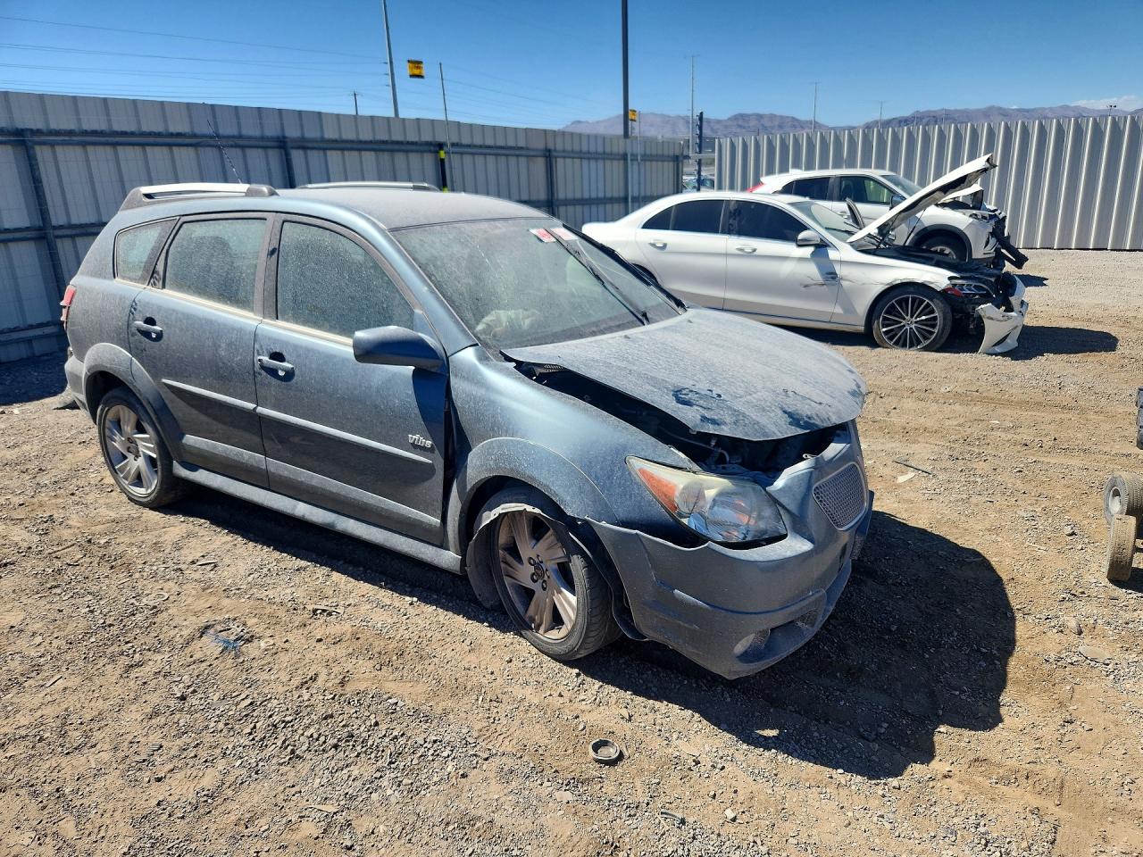2006 Pontiac Vibe Gray vin: 5Y2SL65886Z437346
