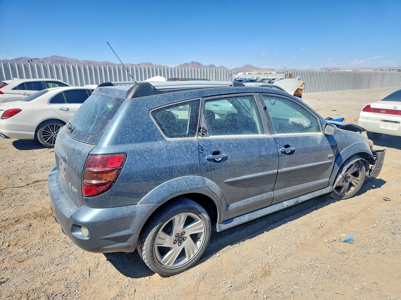 2006 Pontiac Vibe Gray vin: 5Y2SL65886Z437346