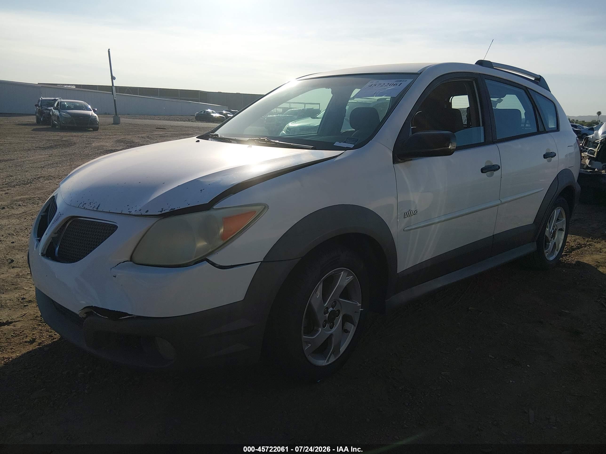 2006 Pontiac Vibe   White vin: 5Y2SL65886Z461226