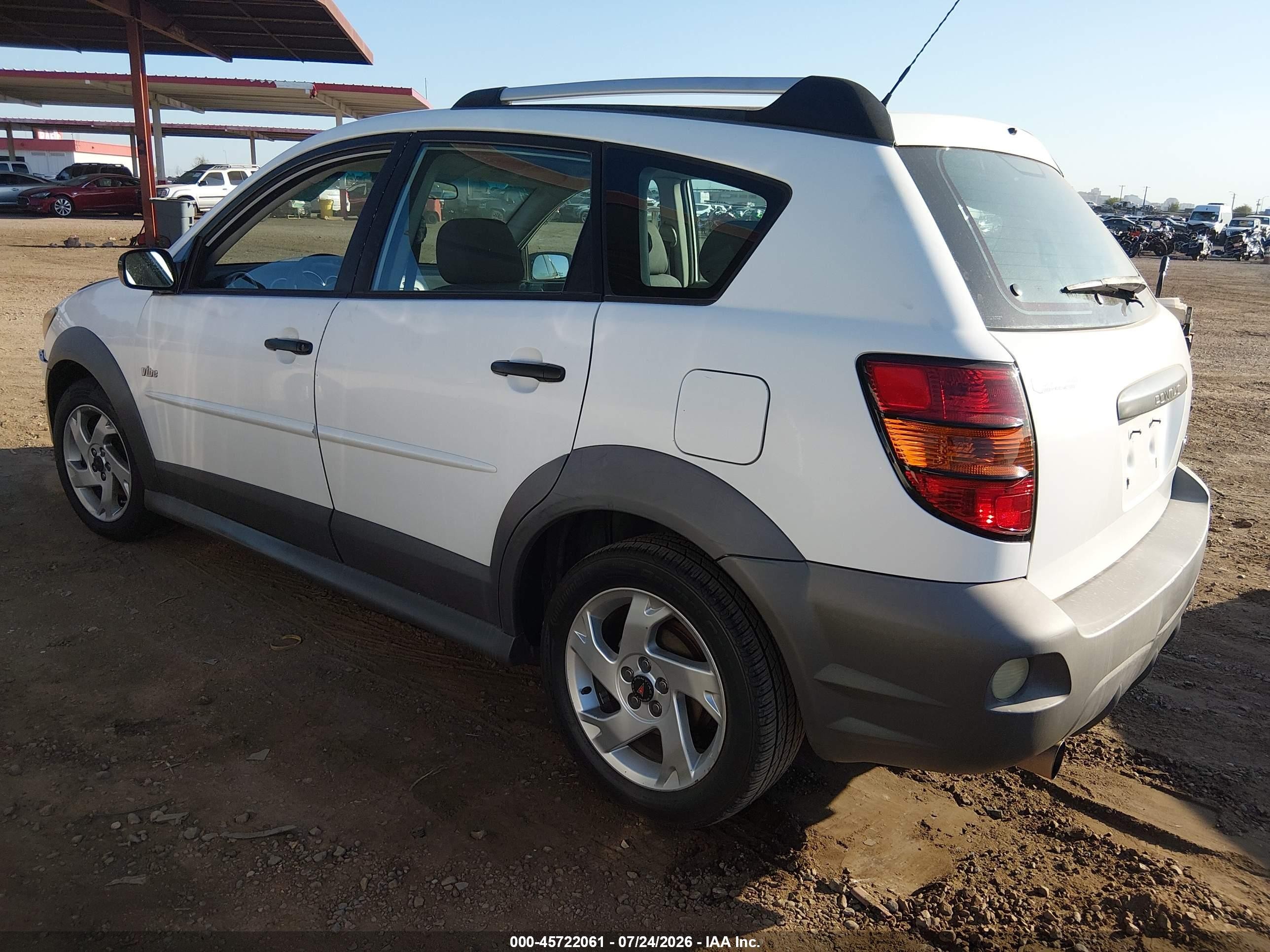 2006 Pontiac Vibe   White vin: 5Y2SL65886Z461226