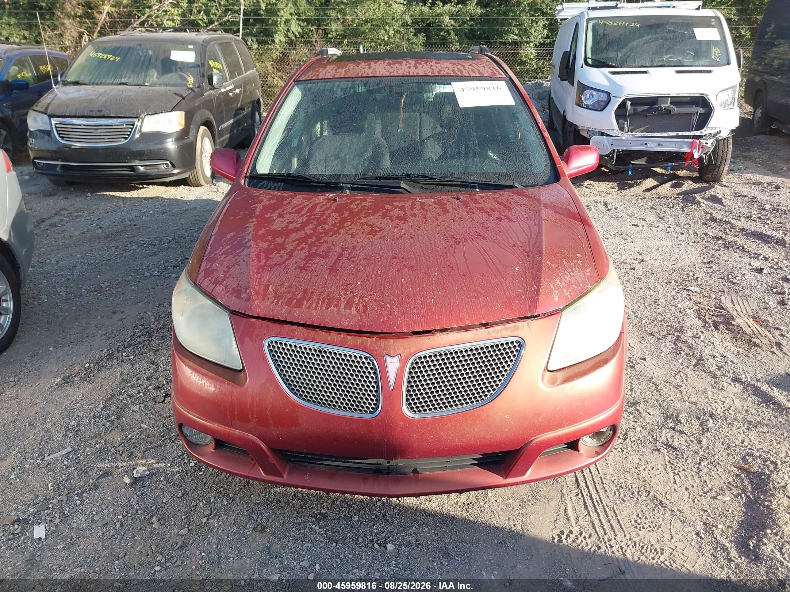 2007 Pontiac Vibe   Оранжевый vin: 5Y2SL65887Z408351