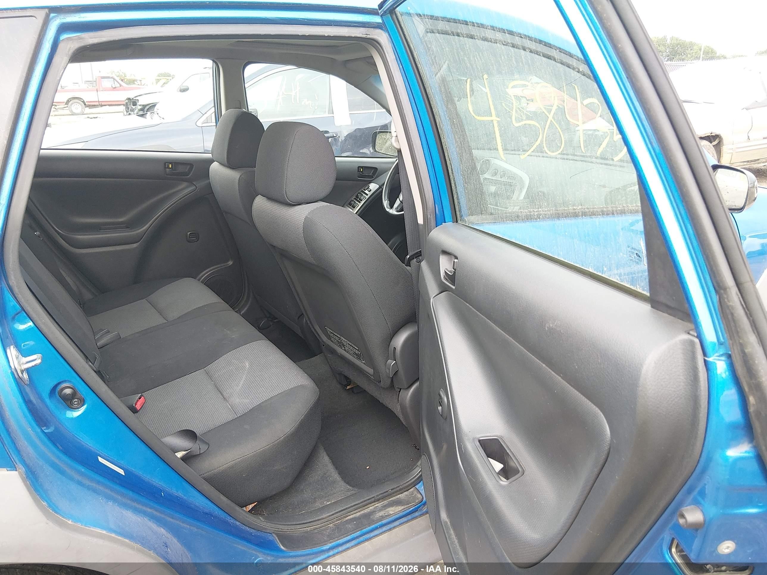 2007 Pontiac Vibe   Blue vin: 5Y2SL65887Z419852
