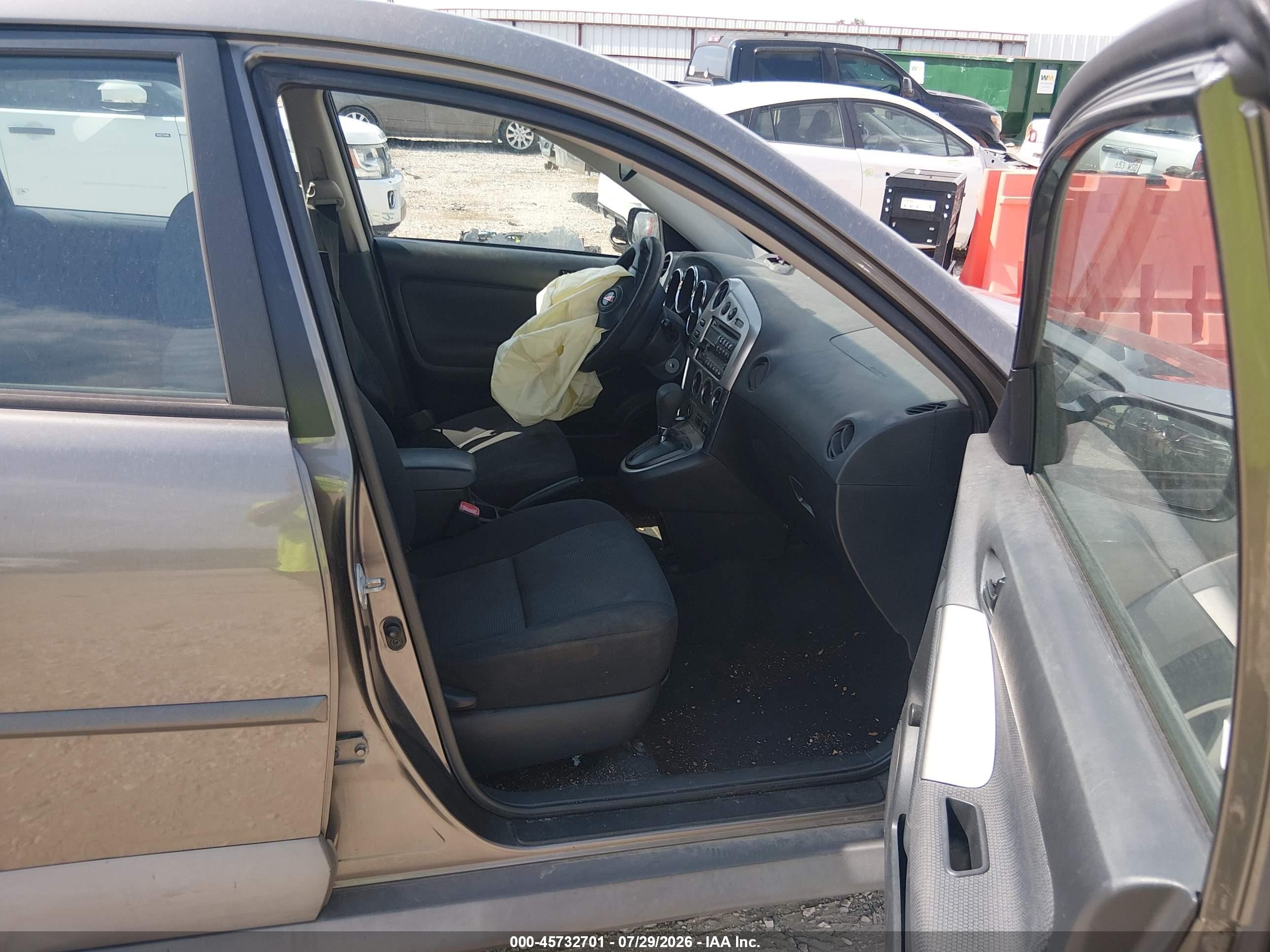 2007 Pontiac Vibe   Gray vin: 5Y2SL65887Z430107