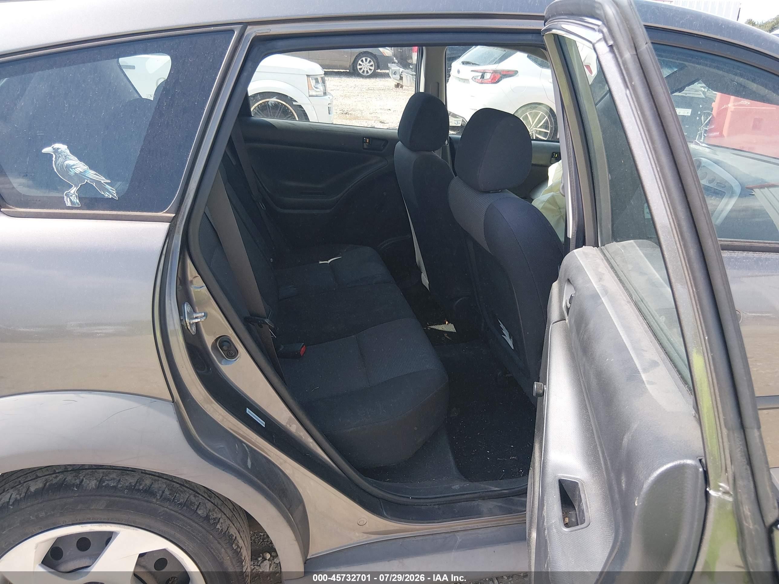 2007 Pontiac Vibe   Gray vin: 5Y2SL65887Z430107