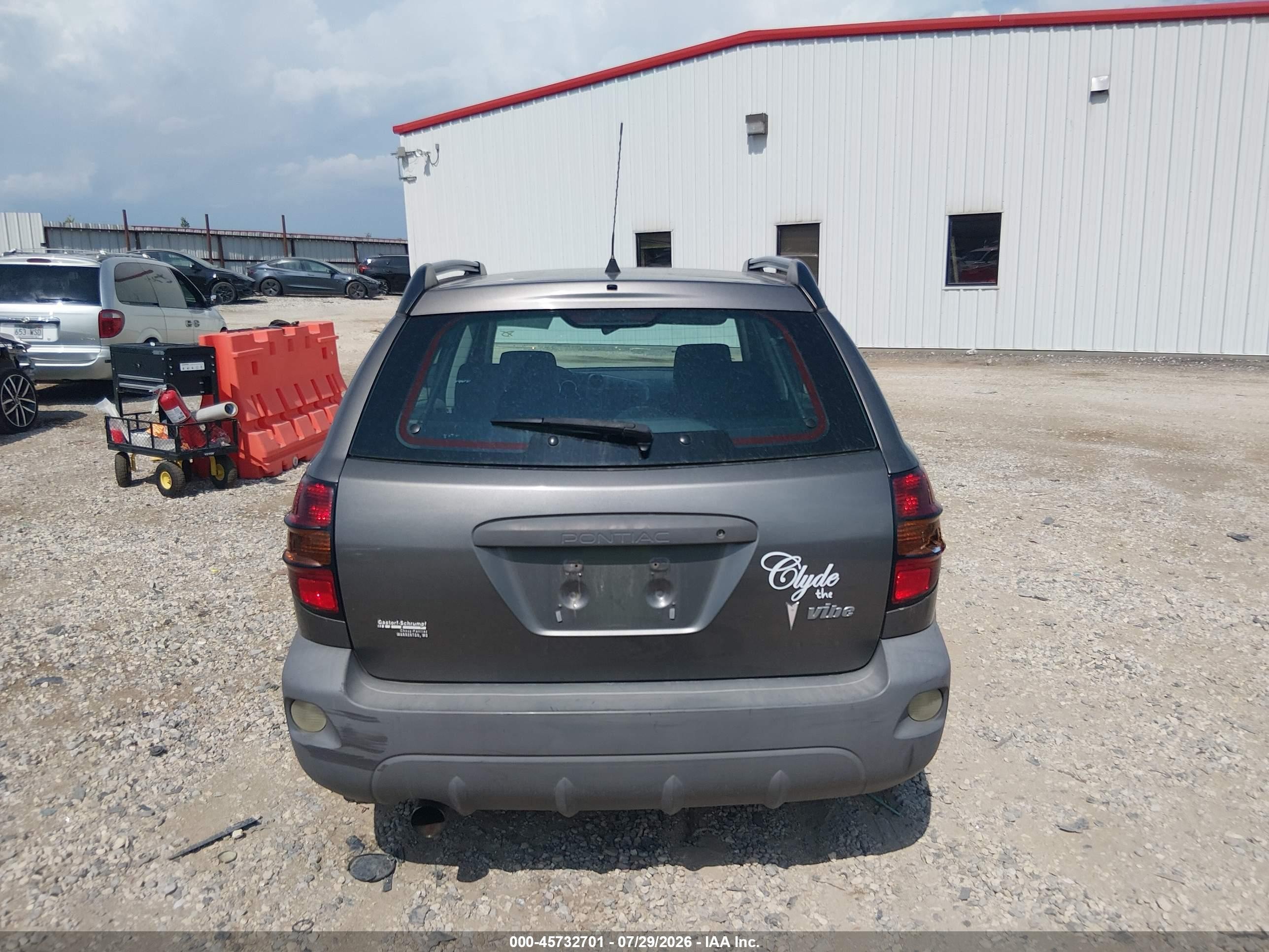 2007 Pontiac Vibe   Gray vin: 5Y2SL65887Z430107
