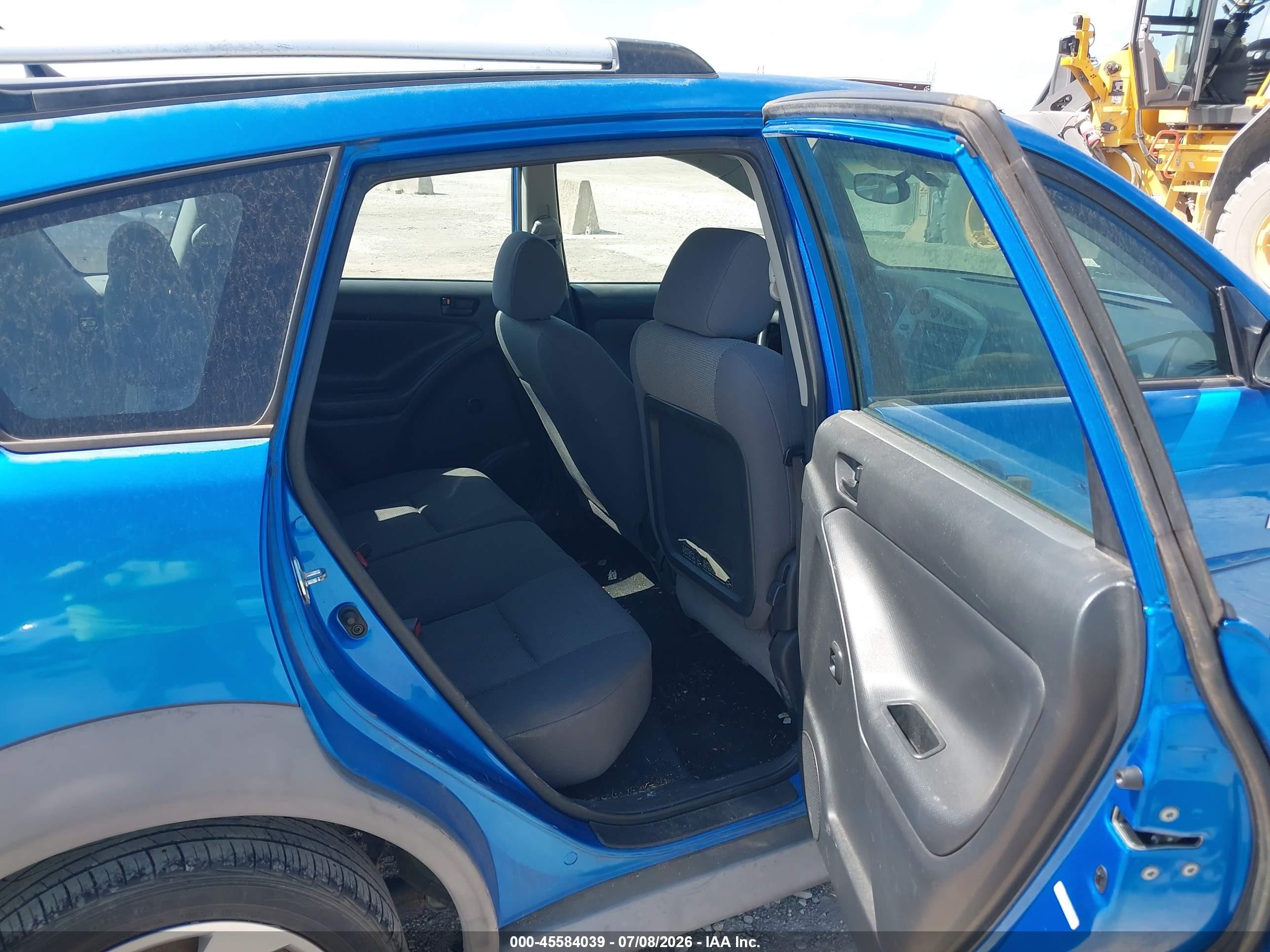 2008 Pontiac Vibe   Blue vin: 5Y2SL65888Z400283