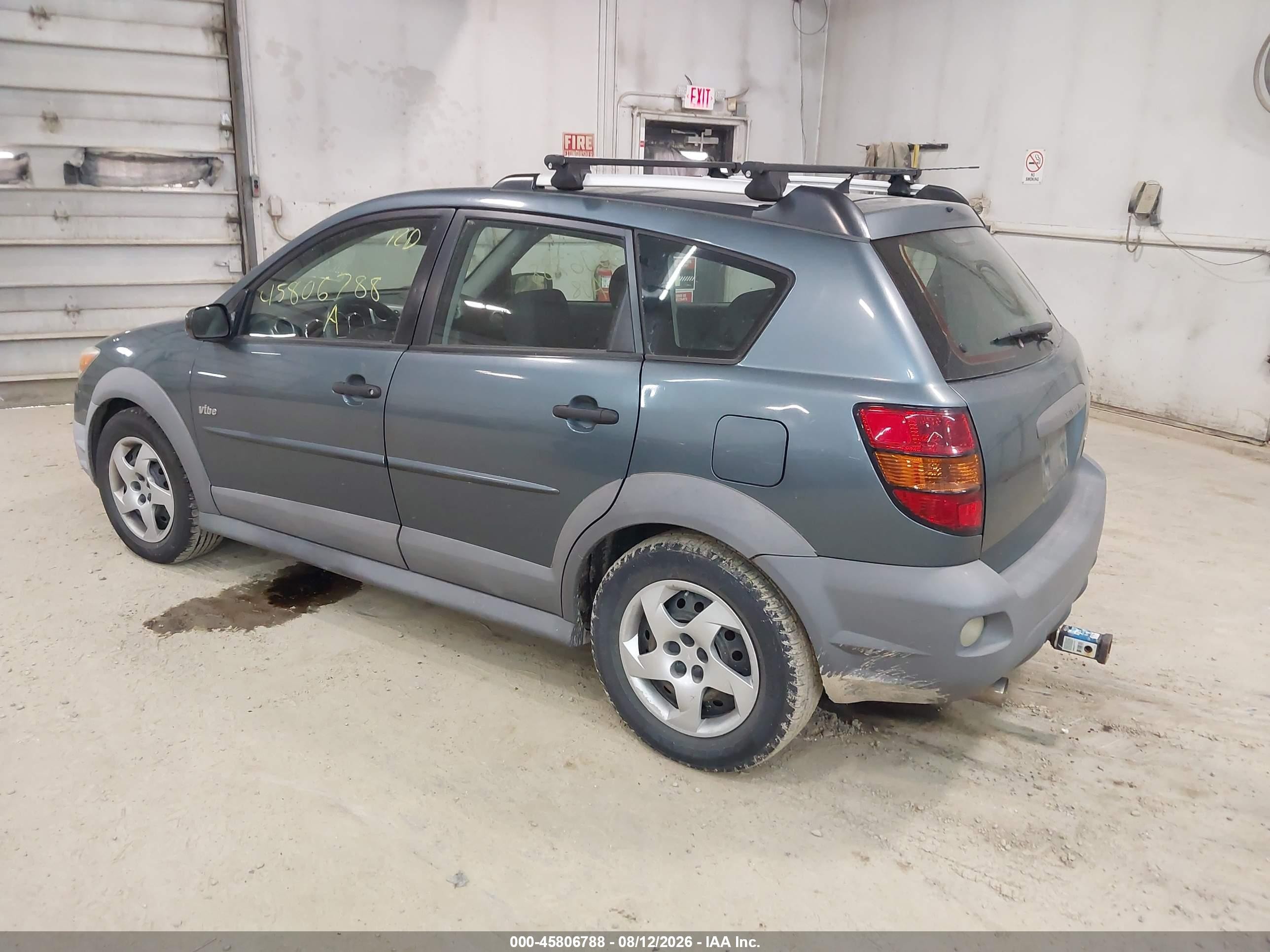 2008 Pontiac Vibe   Gray vin: 5Y2SL65888Z405449