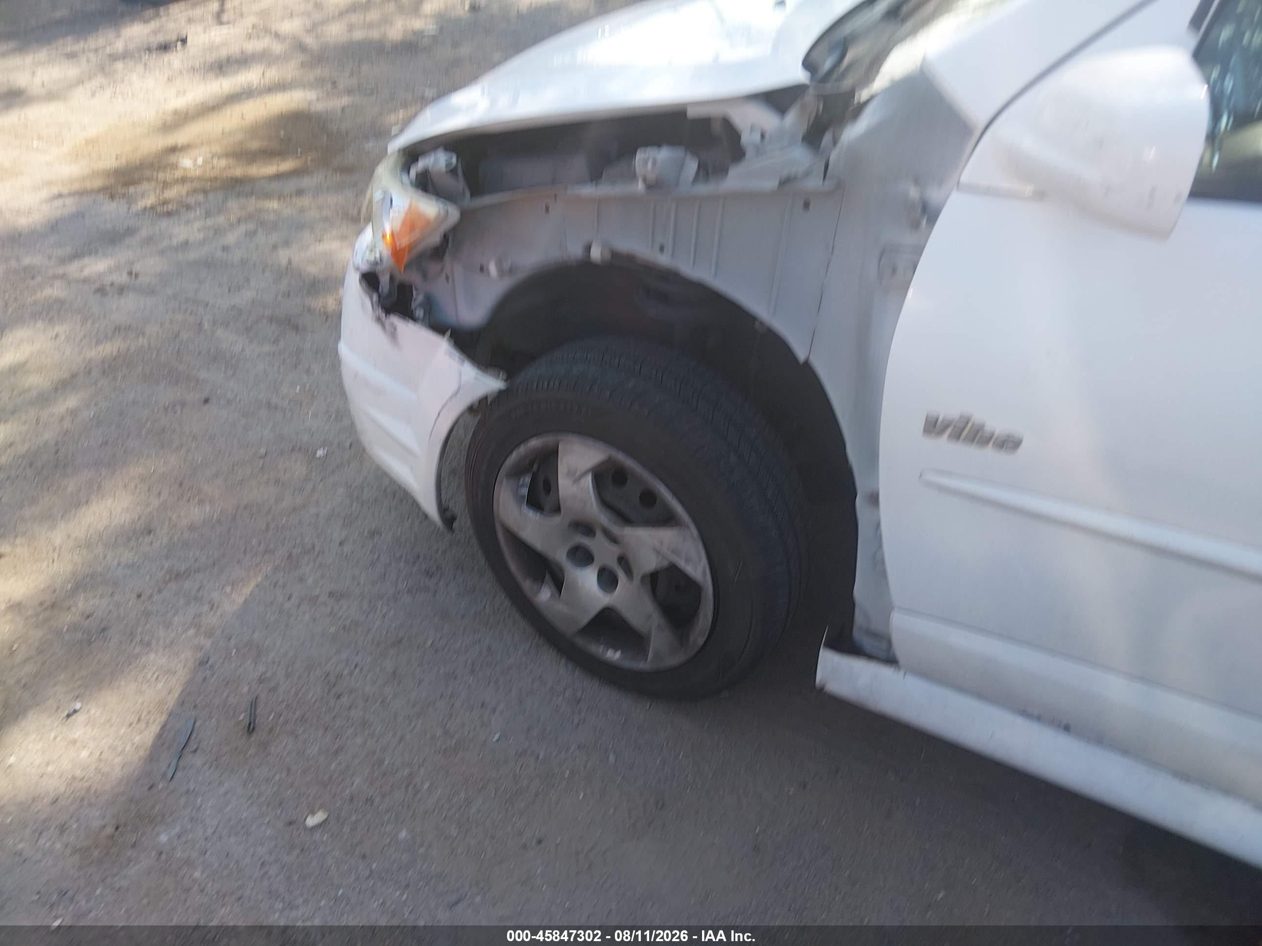 2008 Pontiac Vibe   Белый vin: 5Y2SL65888Z422302