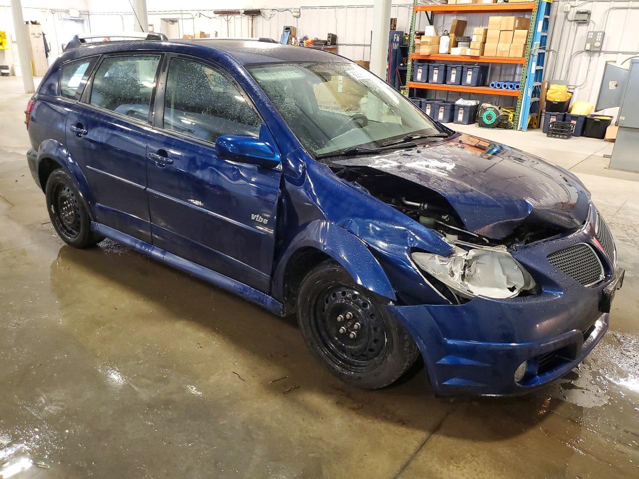 2006 Pontiac Vibe Blue vin: 5Y2SL65896Z407675