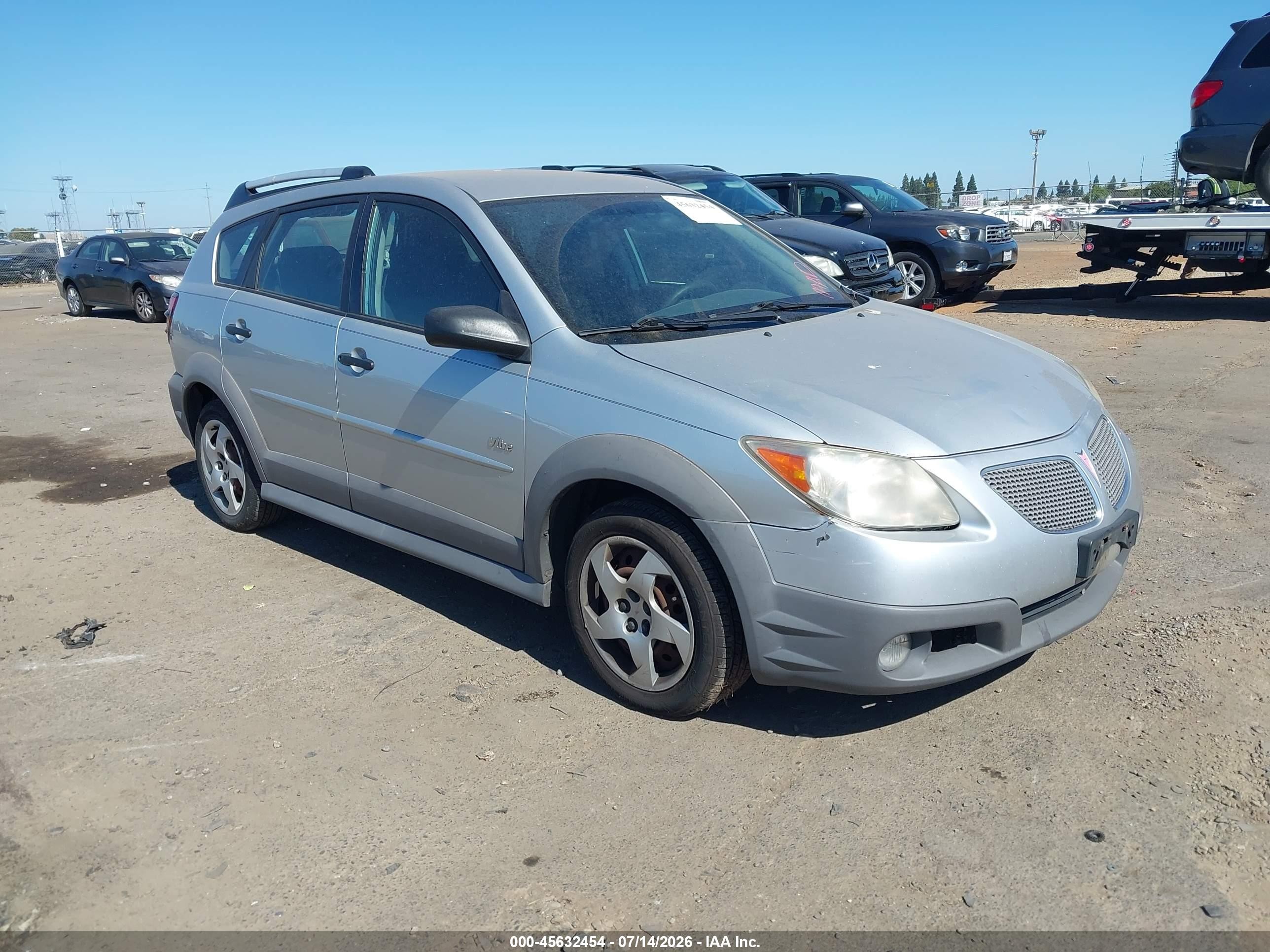 2007 Pontiac Vibe   Gray vin: 5Y2SL65897Z416782