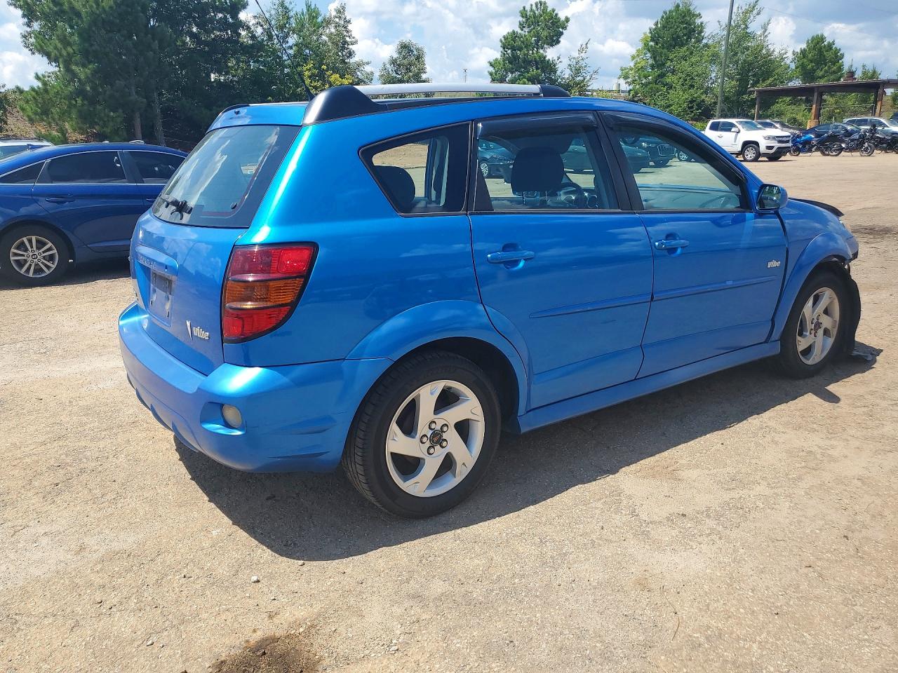 2007 Pontiac Vibe Blue vin: 5Y2SL65897Z421366