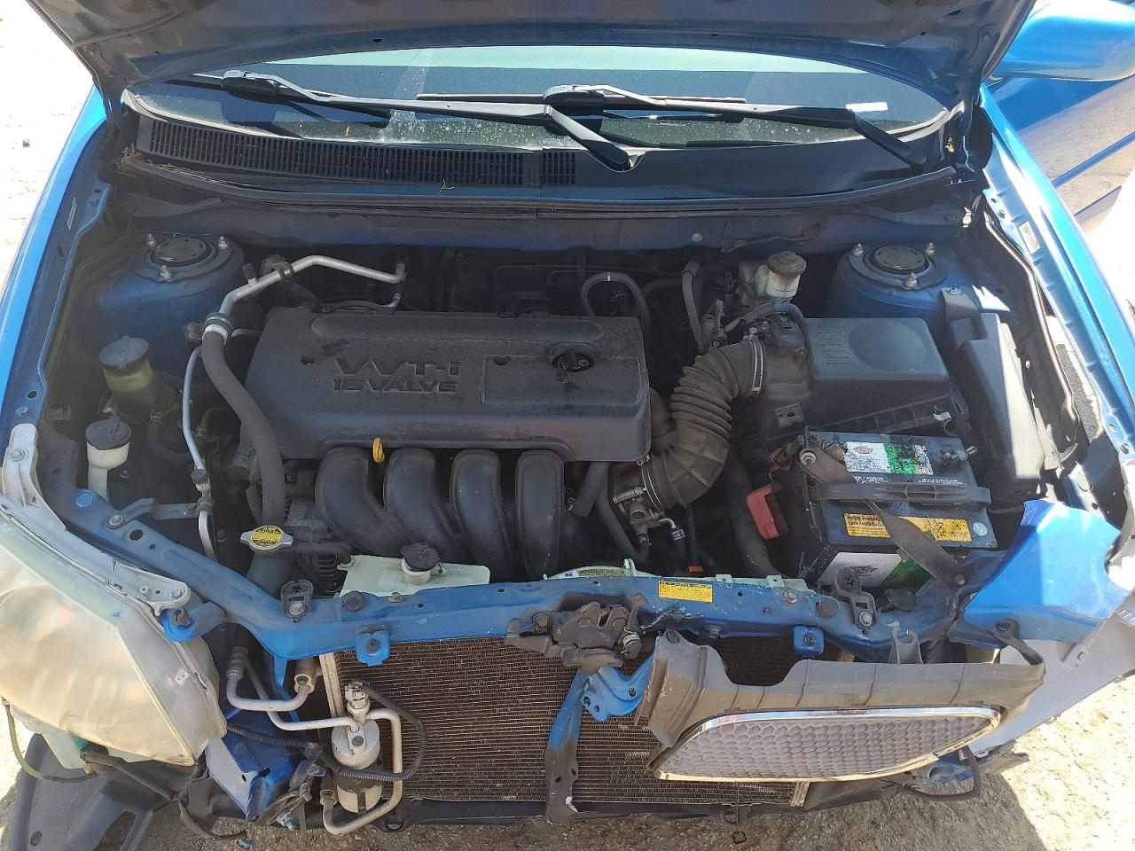 2007 Pontiac Vibe Blue vin: 5Y2SL65897Z421366