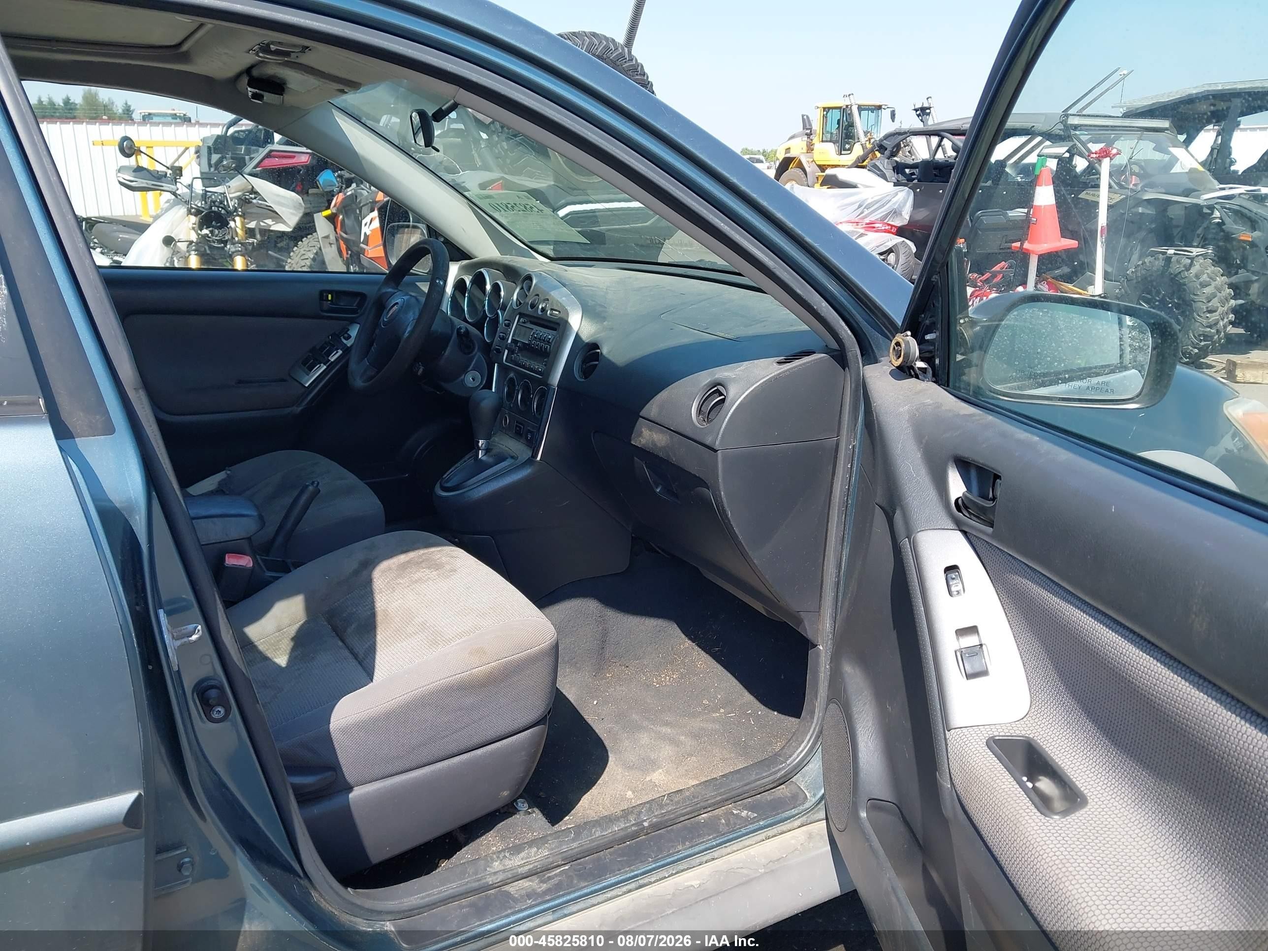 2007 Pontiac Vibe   Blue vin: 5Y2SL65897Z423991