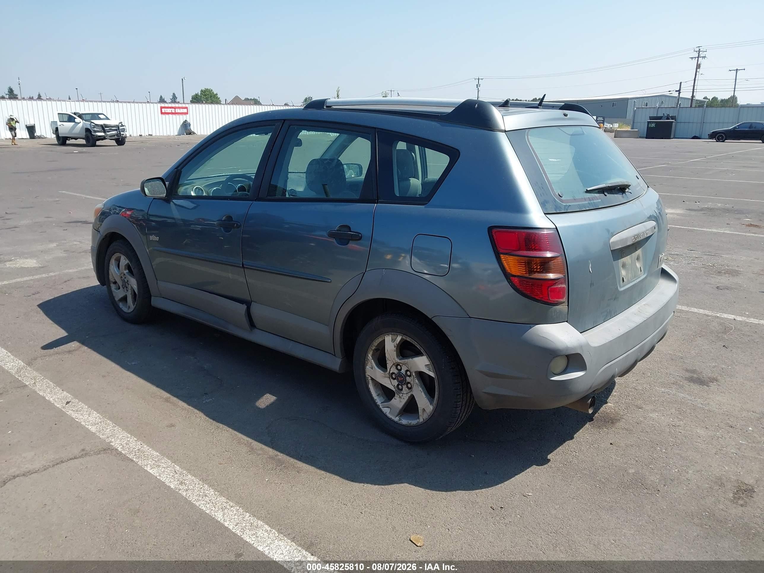 2007 Pontiac Vibe   Blue vin: 5Y2SL65897Z423991