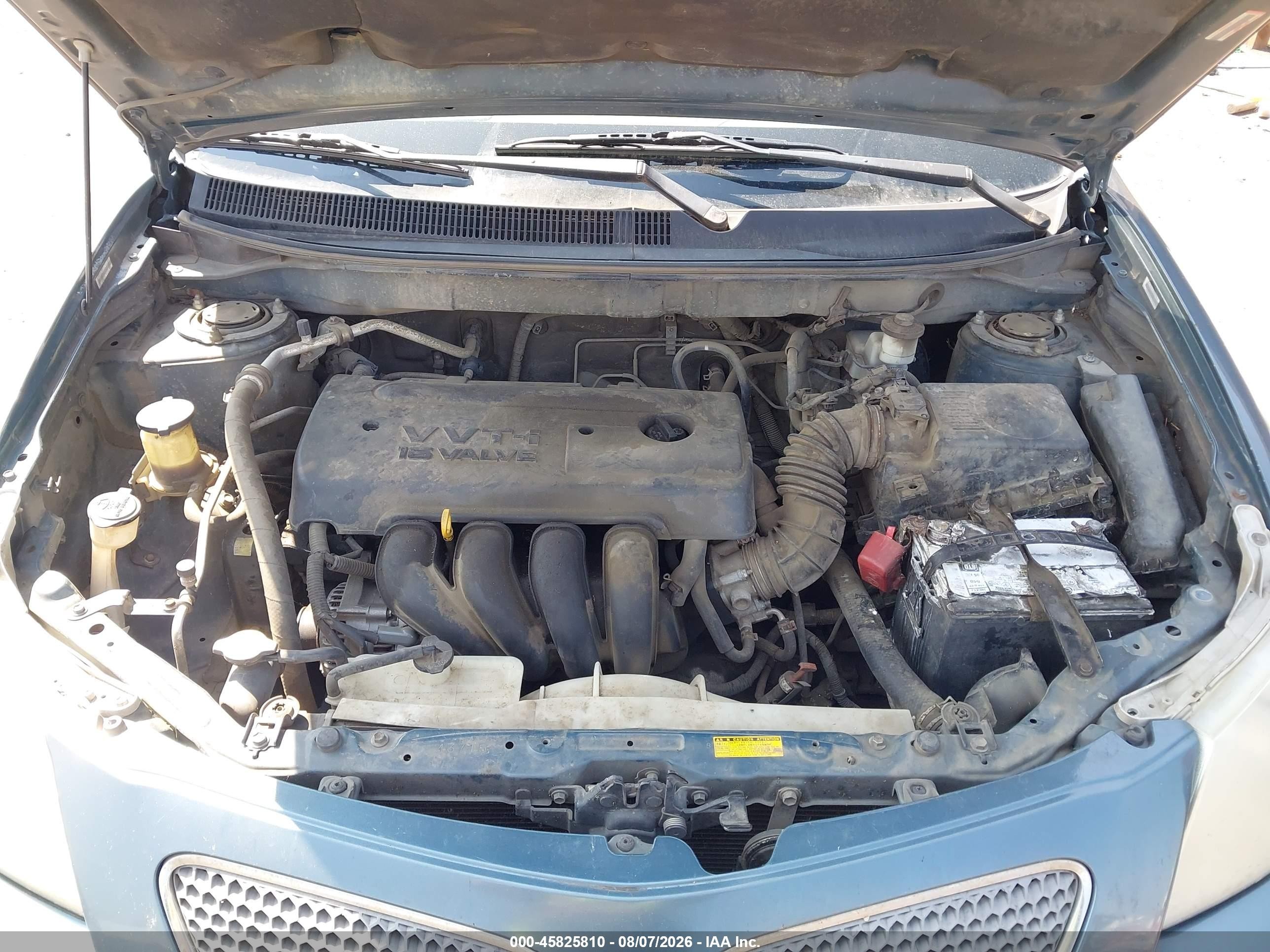 2007 Pontiac Vibe   Blue vin: 5Y2SL65897Z423991