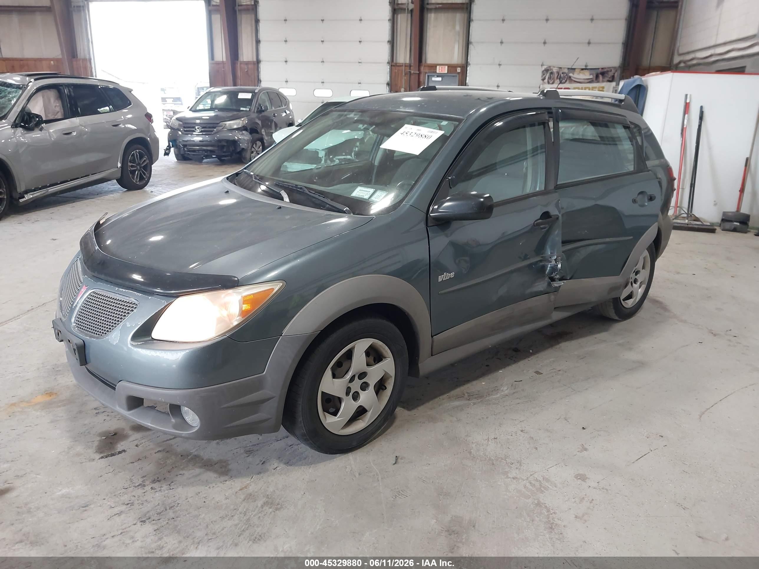 2007 Pontiac Vibe Green vin: 5Y2SL65897Z434005