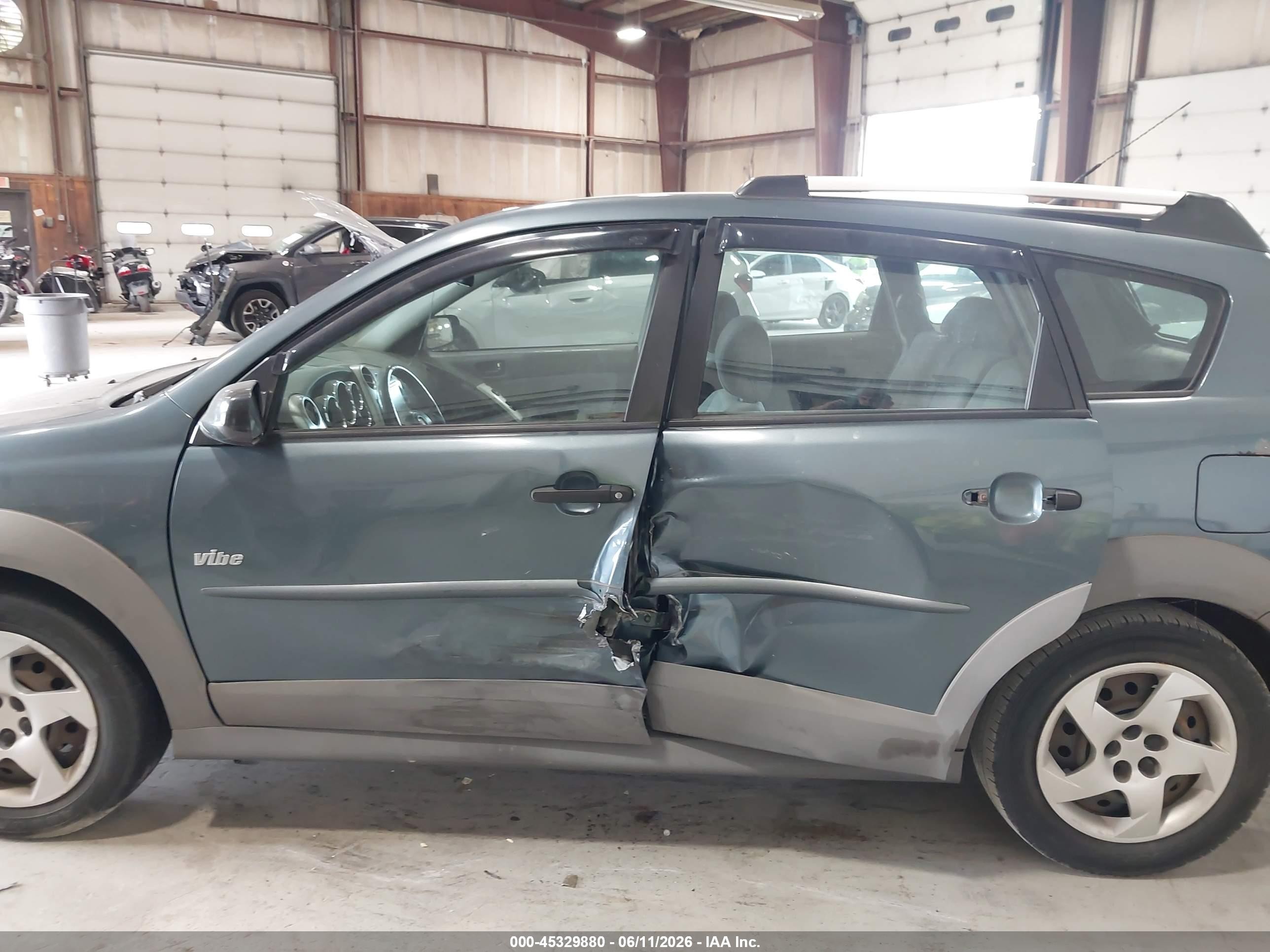 2007 Pontiac Vibe Green vin: 5Y2SL65897Z434005