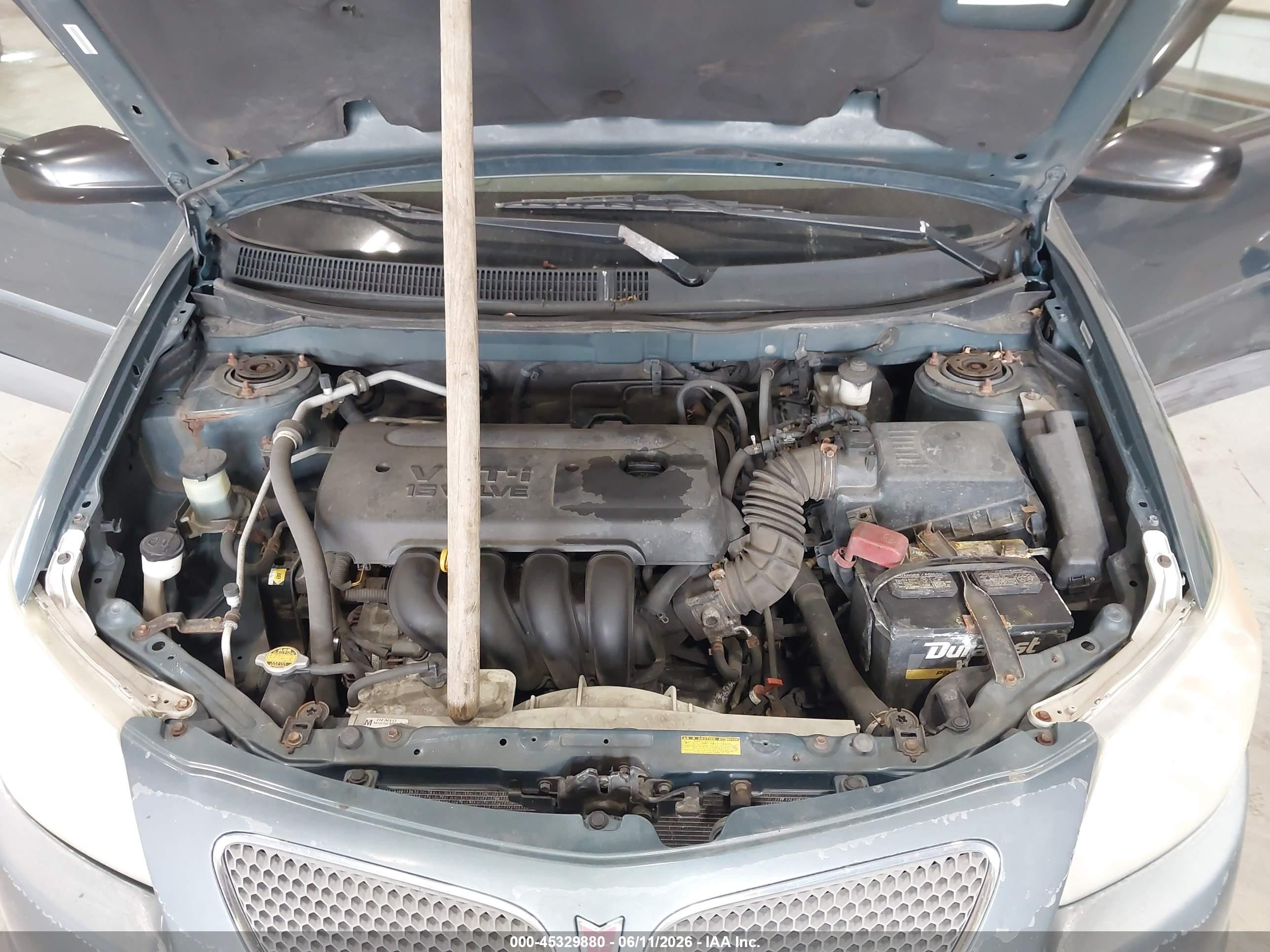 2007 Pontiac Vibe Green vin: 5Y2SL65897Z434005