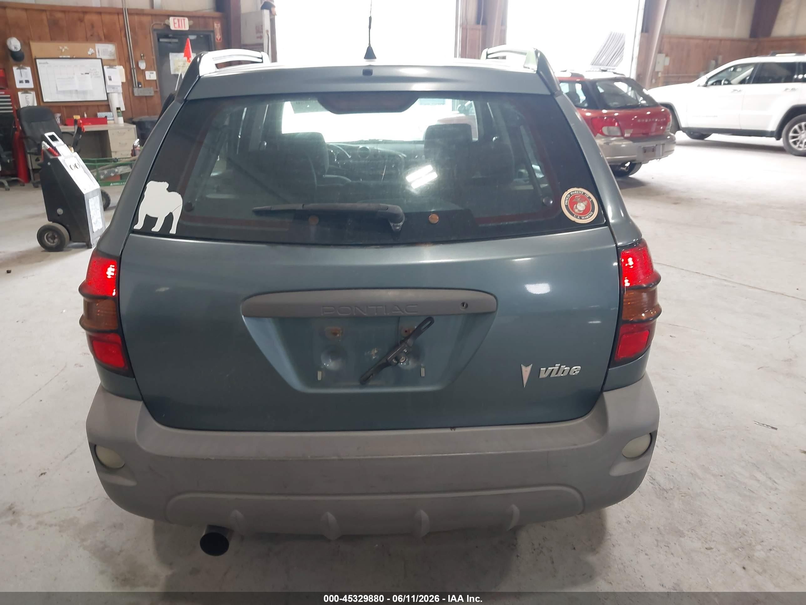 2007 Pontiac Vibe Green vin: 5Y2SL65897Z434005
