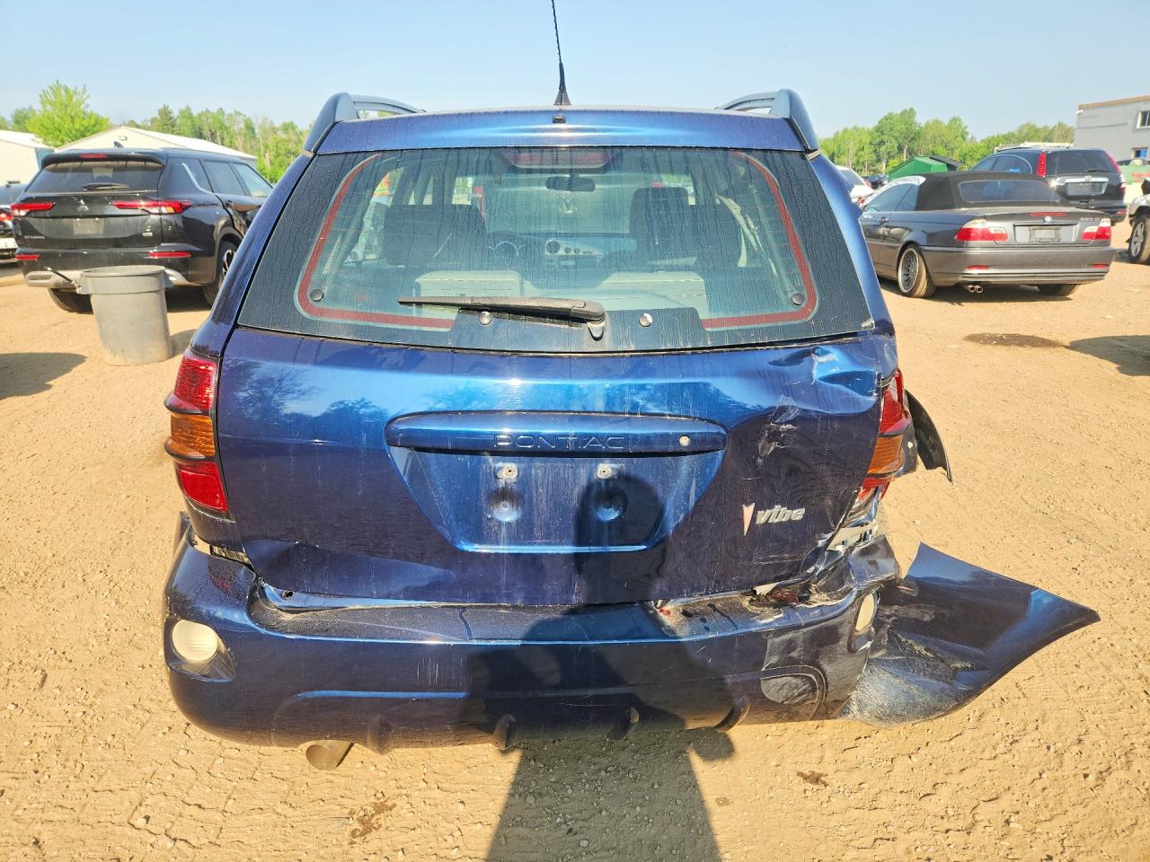 2007 Pontiac Vibe Blue vin: 5Y2SL65897Z437969